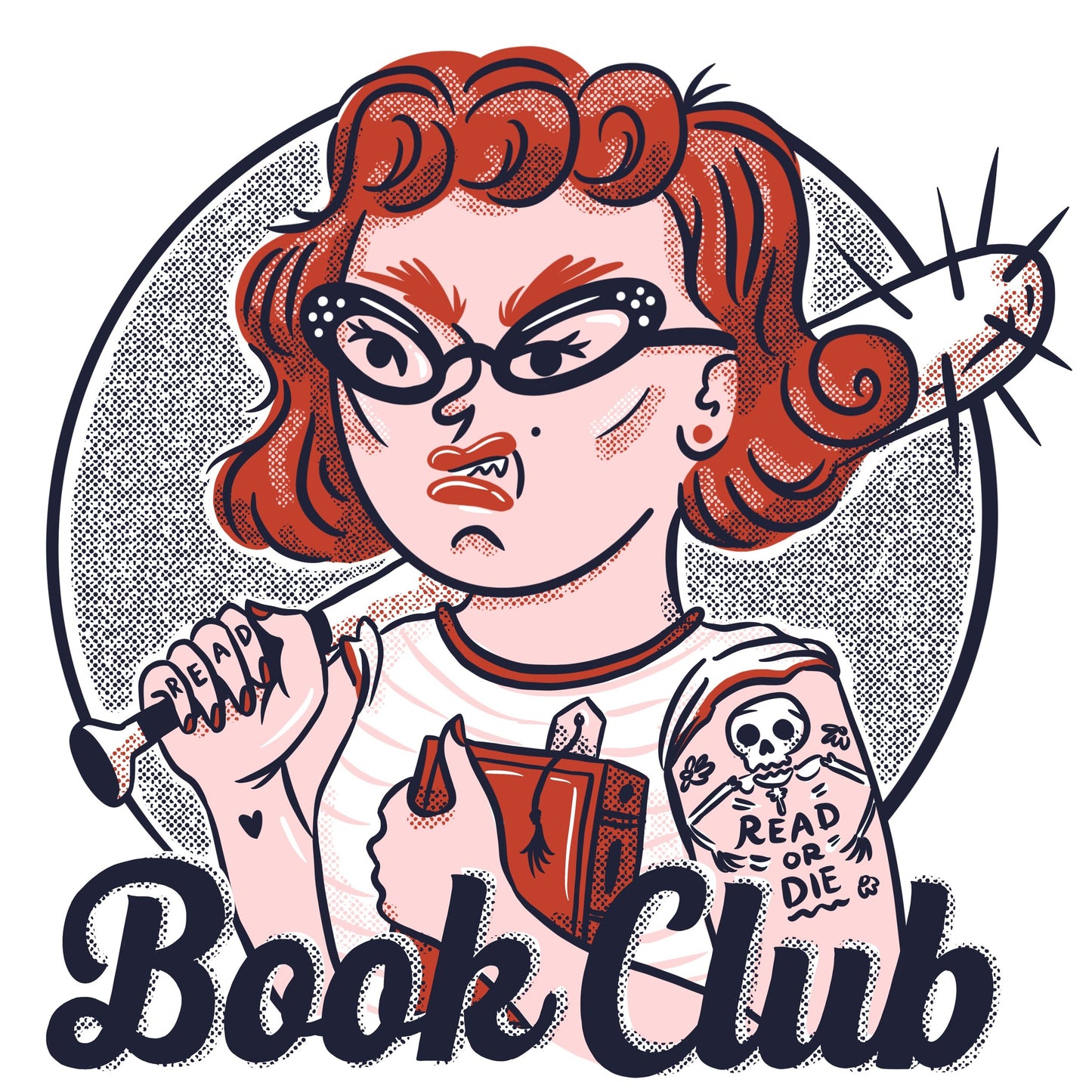 Book Club -Sticker