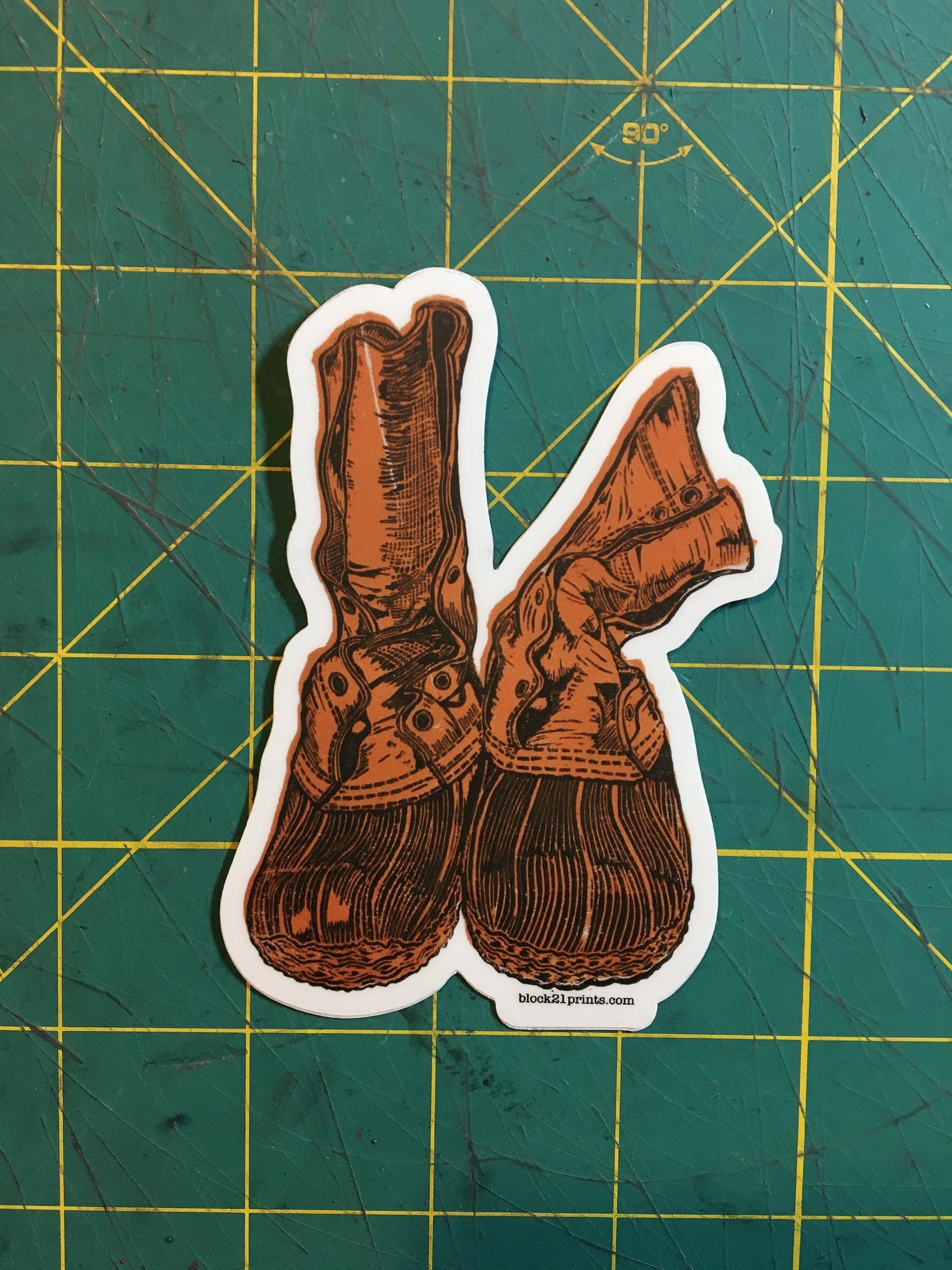 Bean Boots- Sticker