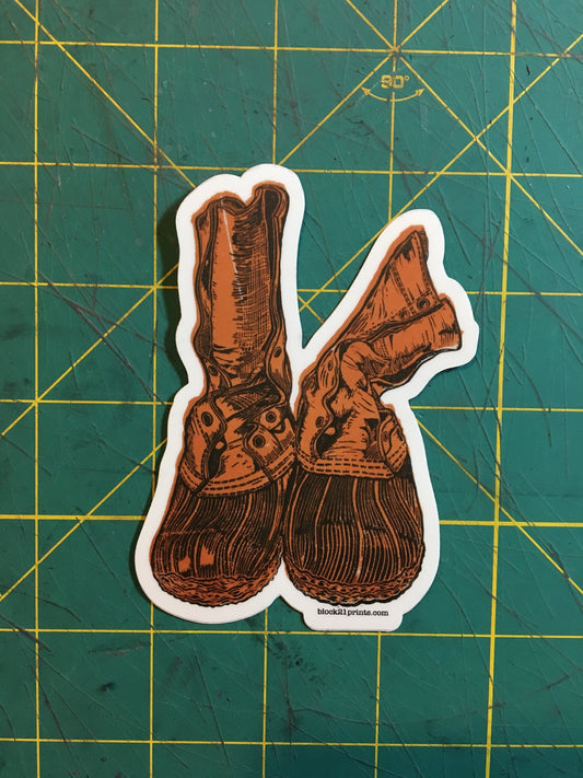 Bean Boots- Sticker