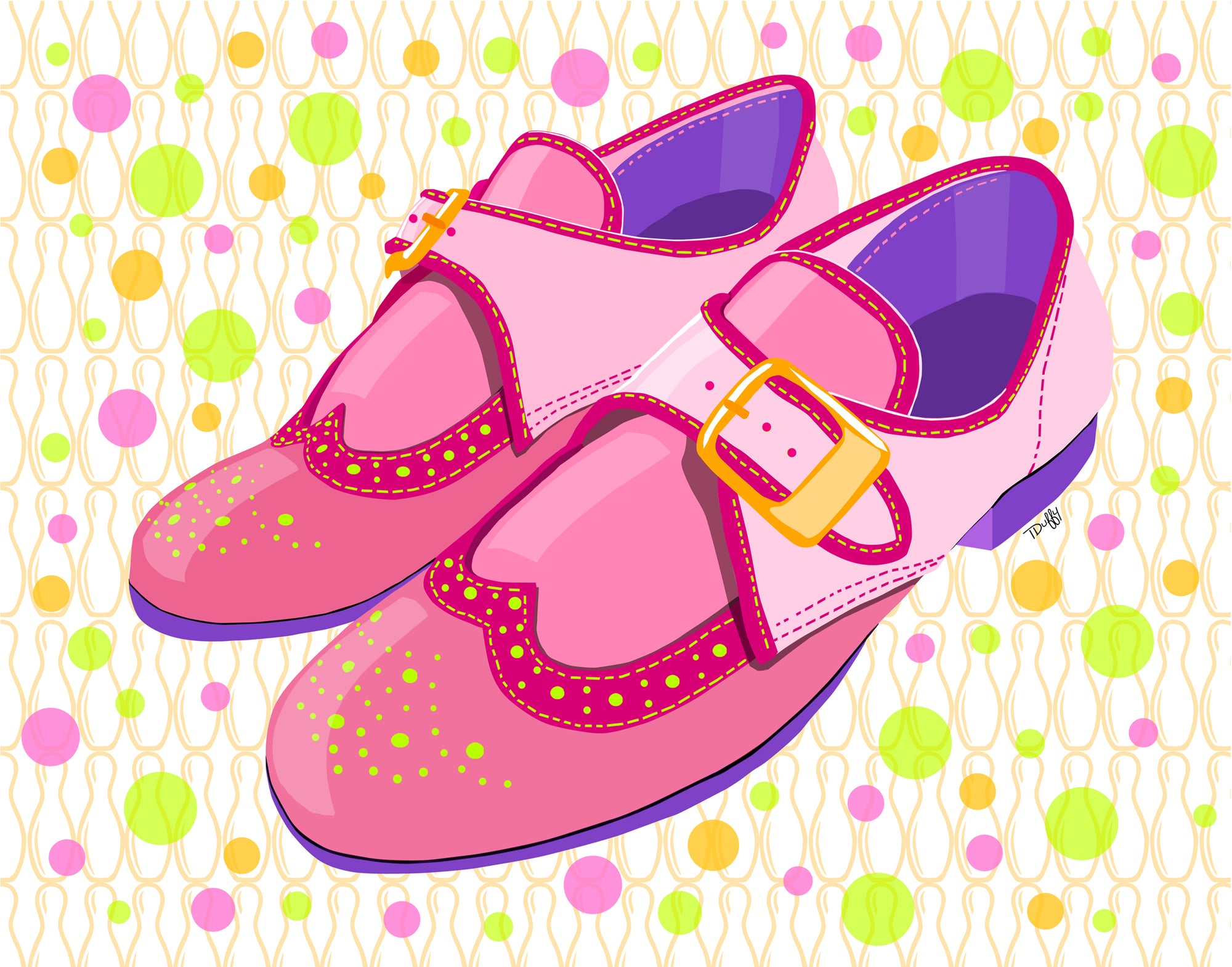 Bowling Queen- Wall Work