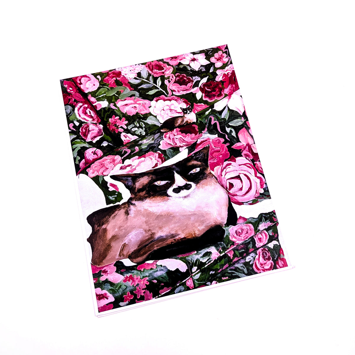 Homer Wells on the Floral Couch (Cat)- Print