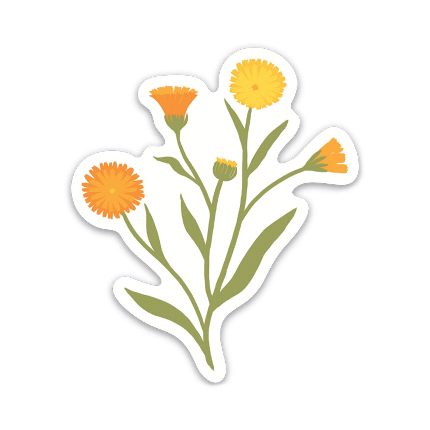 Calendula-Sticker