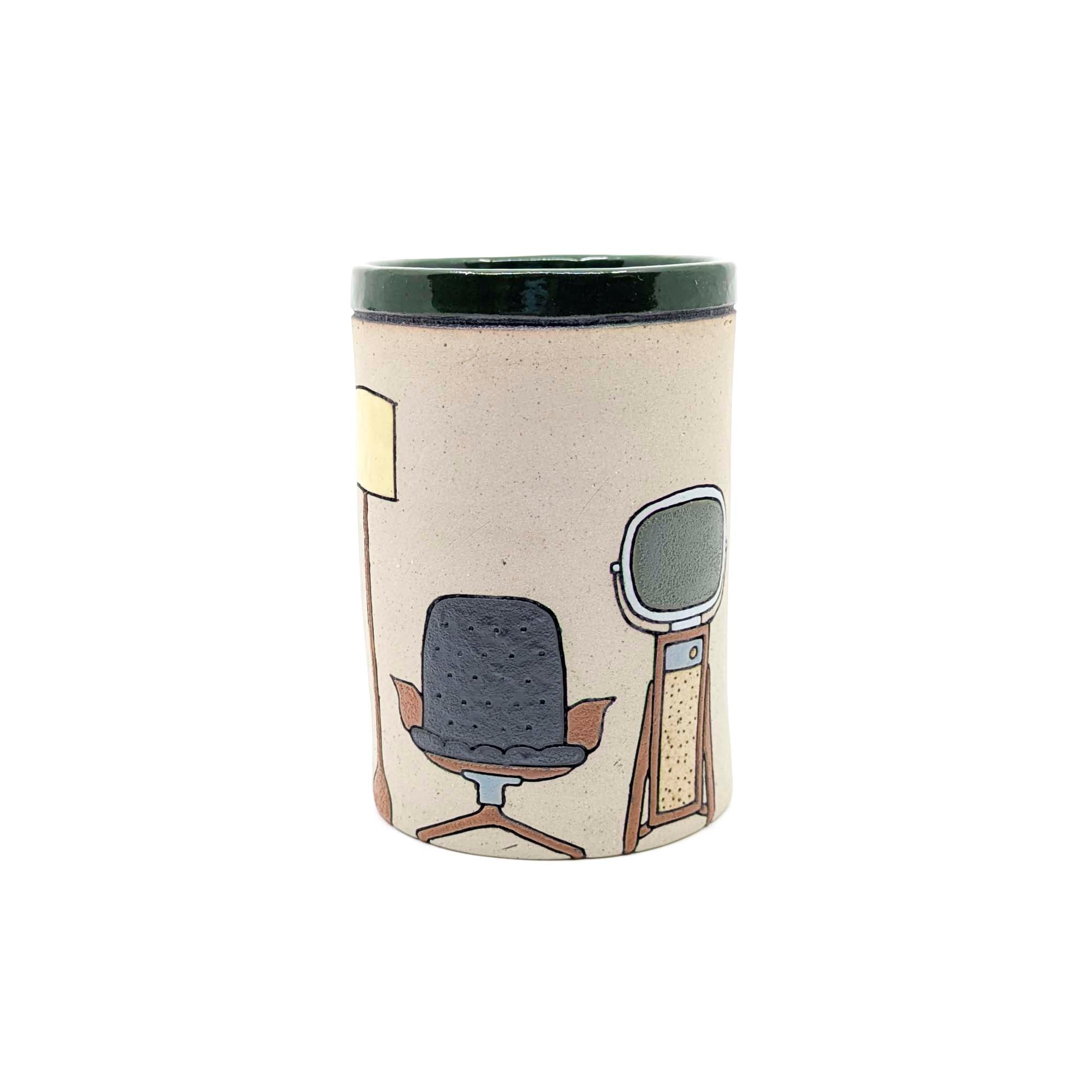 Mid Century Modern Philco TV- Cup