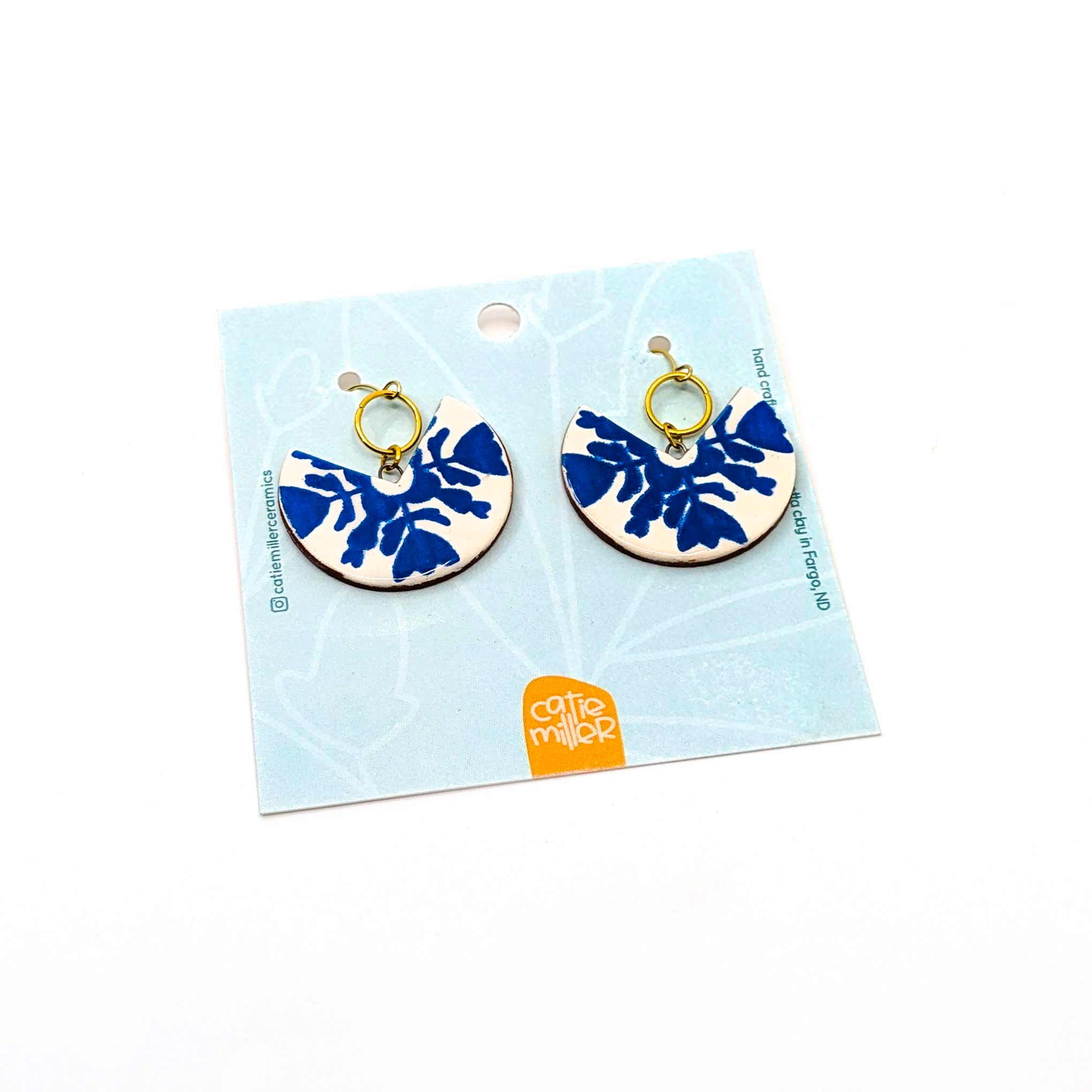 Whig Rose Dangle Earrings