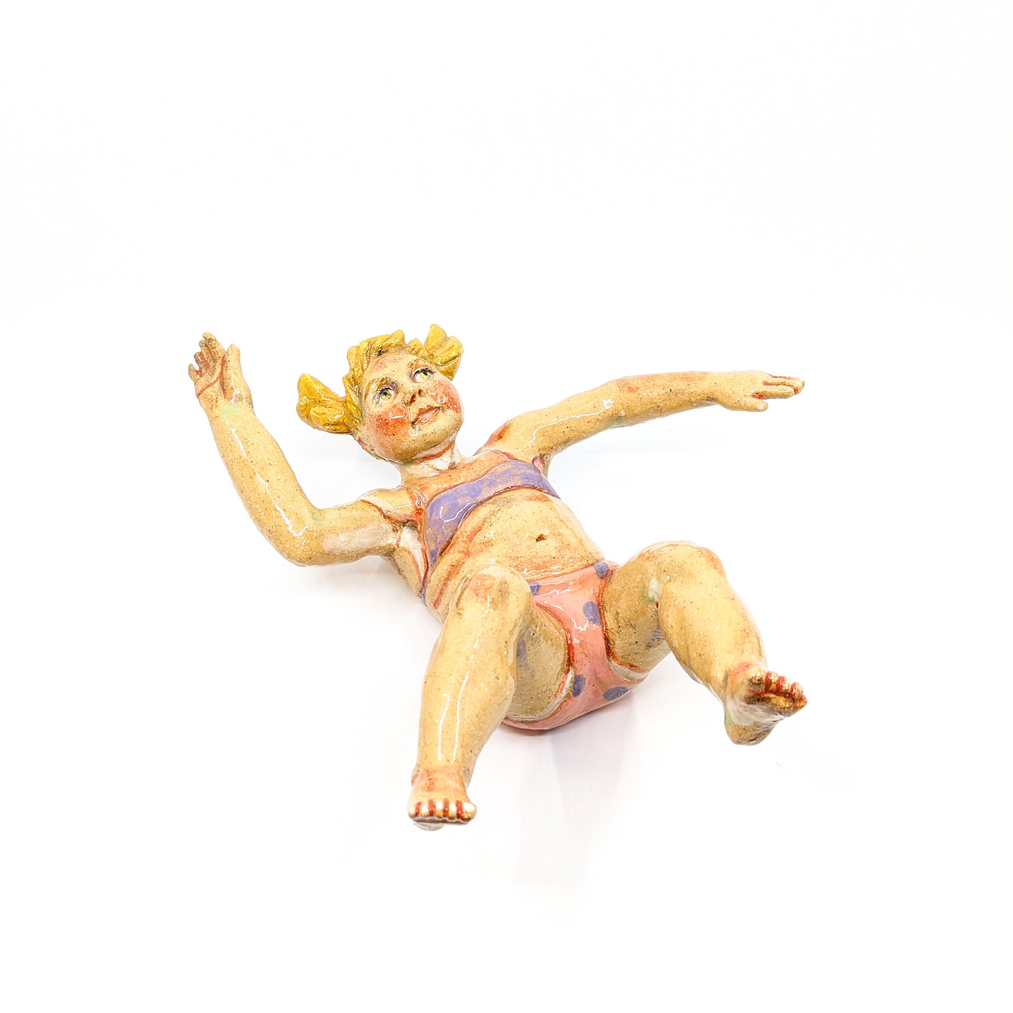 Pink & Purple Two Piece Cannonballer