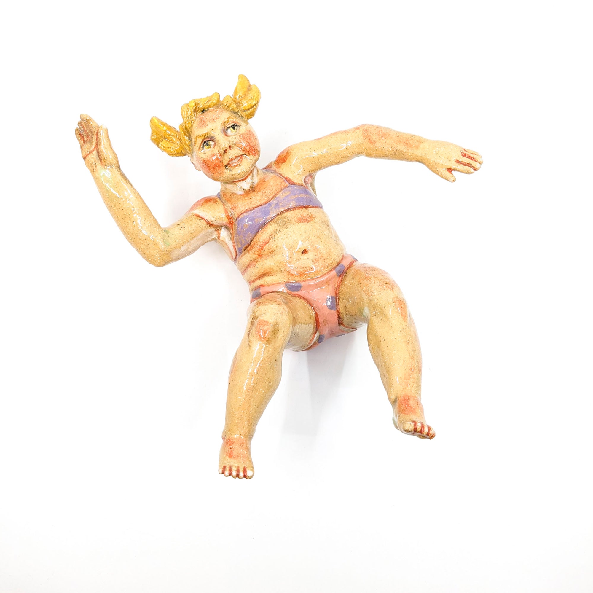 Pink & Purple Two Piece Cannonballer