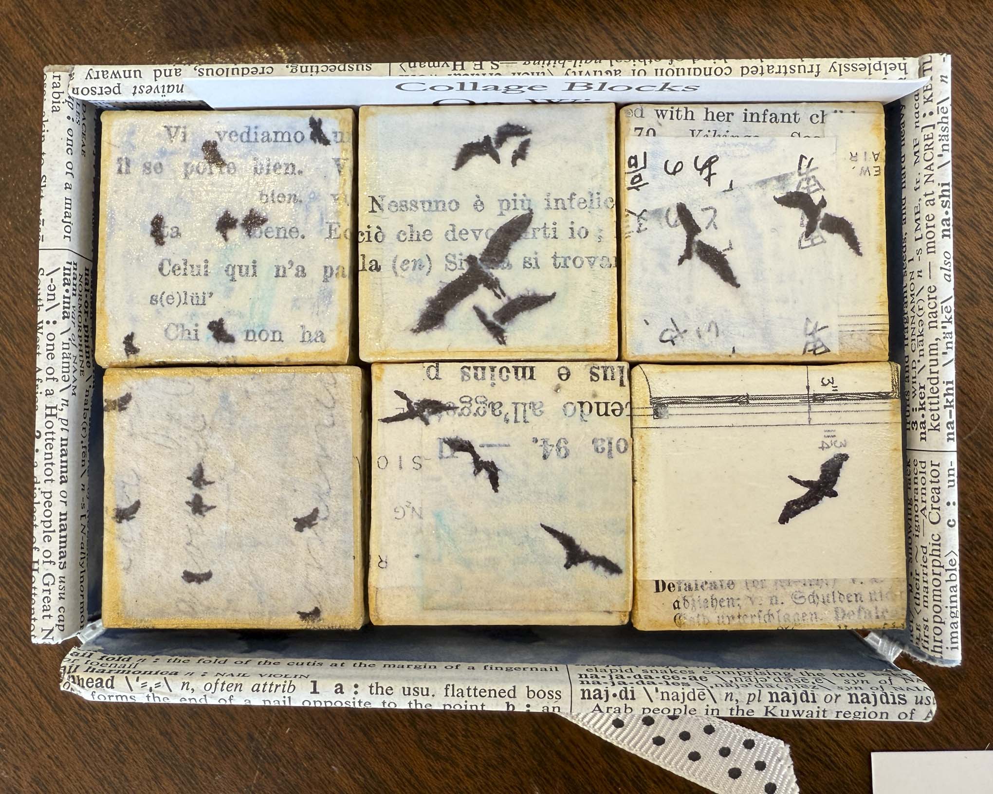 Collage Blocks (sets of 6)