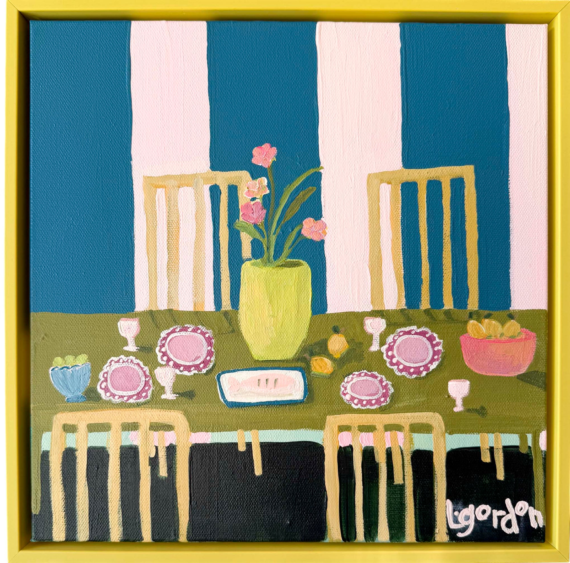Striped Table Cloth