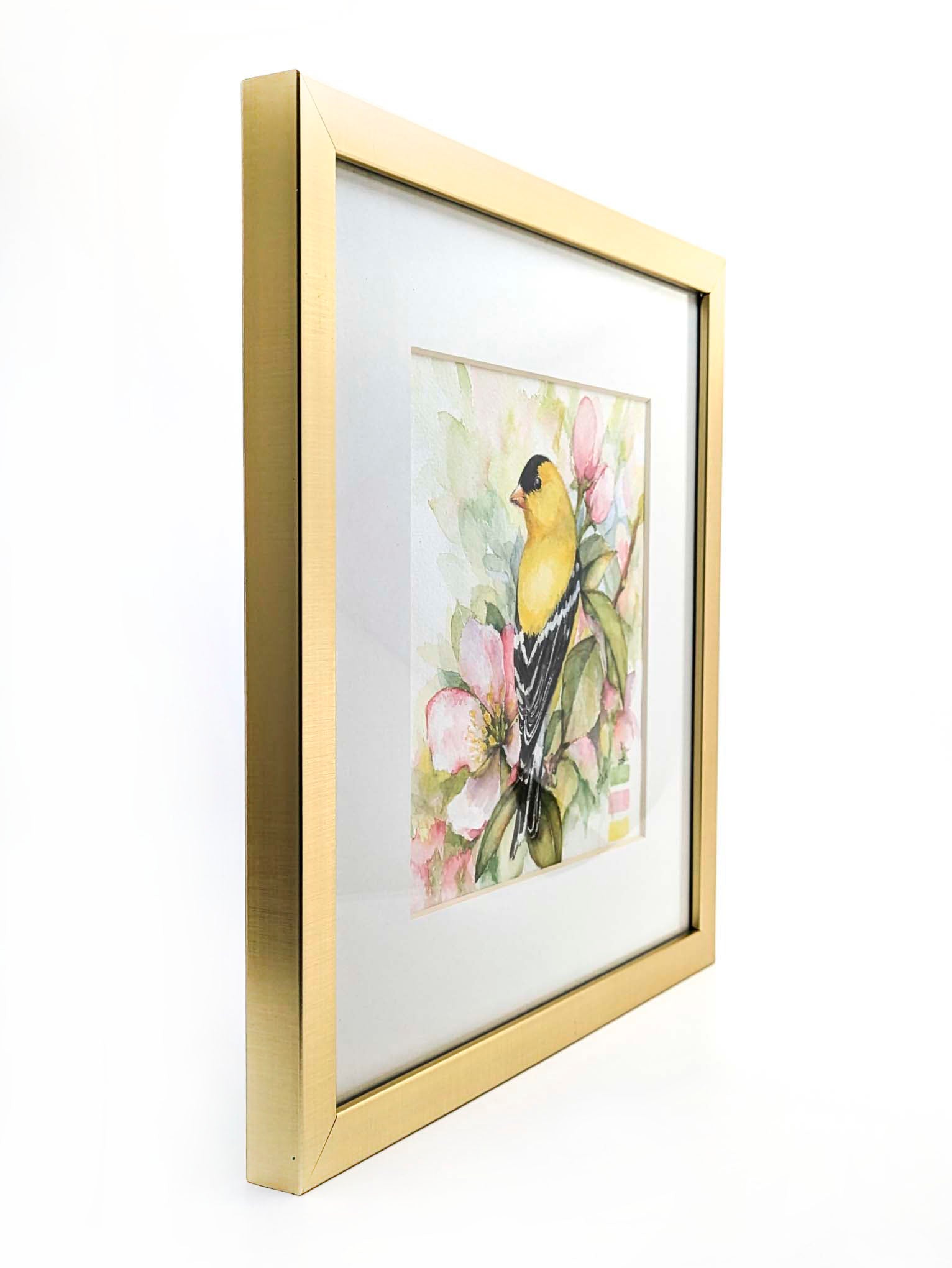 Yellow Finch- Original Watercolor Painting