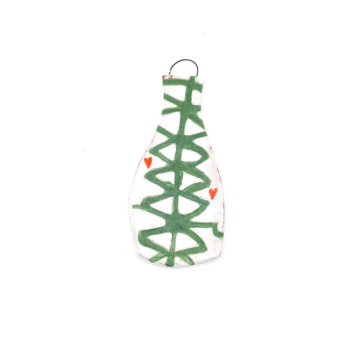 Diane Demers - Smith - Ornaments - Green Ribbon - VISUAL INDEX