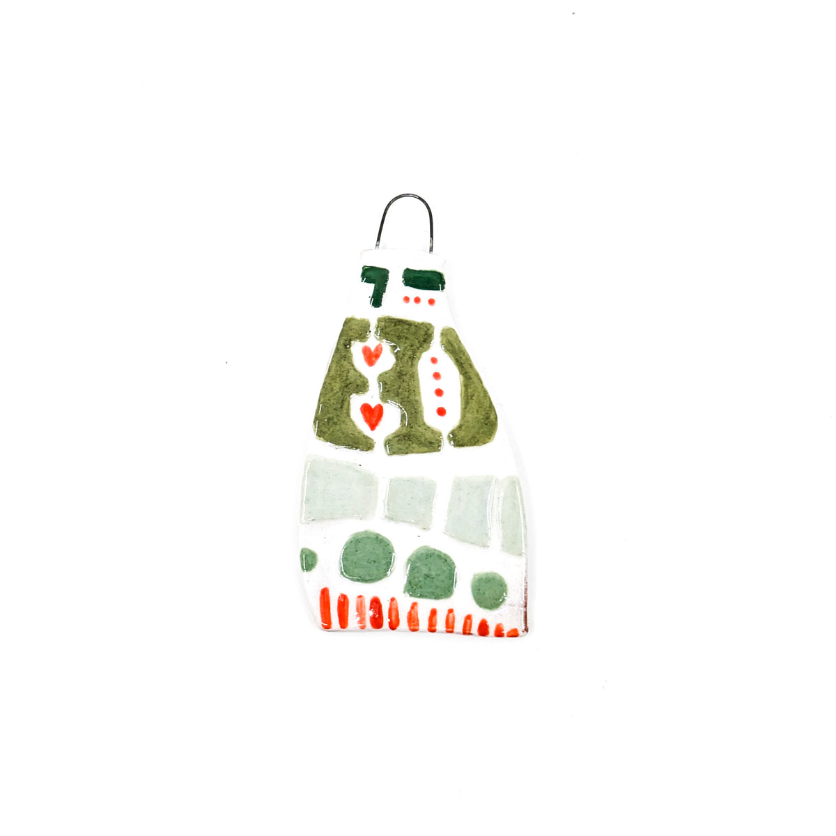 Diane Demers - Smith - Ornaments - Red Hearts - VISUAL INDEX