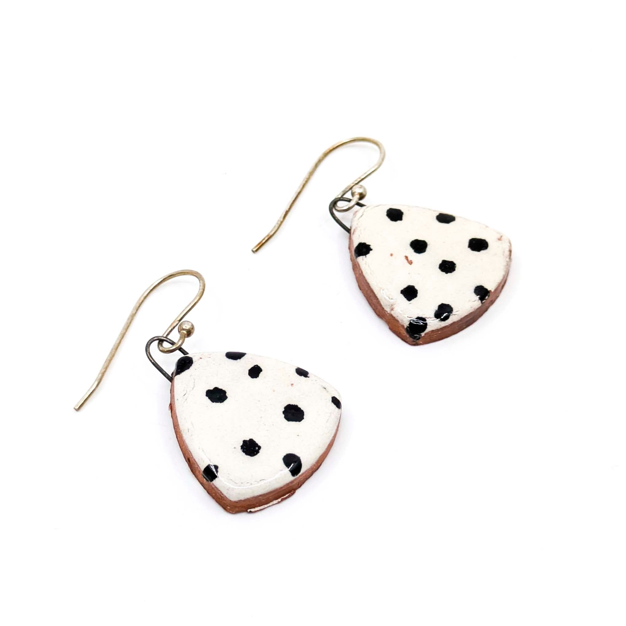 Teardrop Dot Earrings