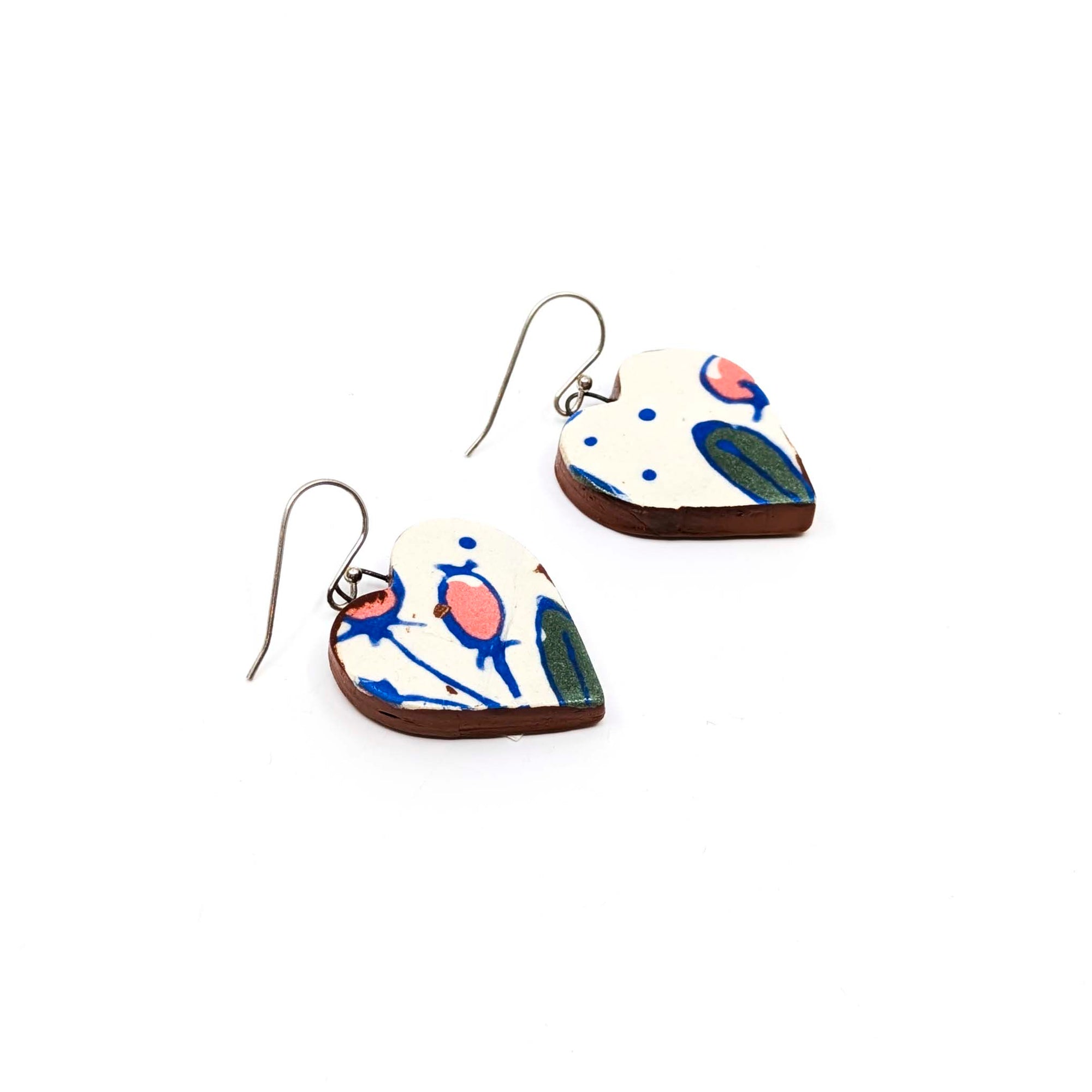 Floral Heart Earrings 2