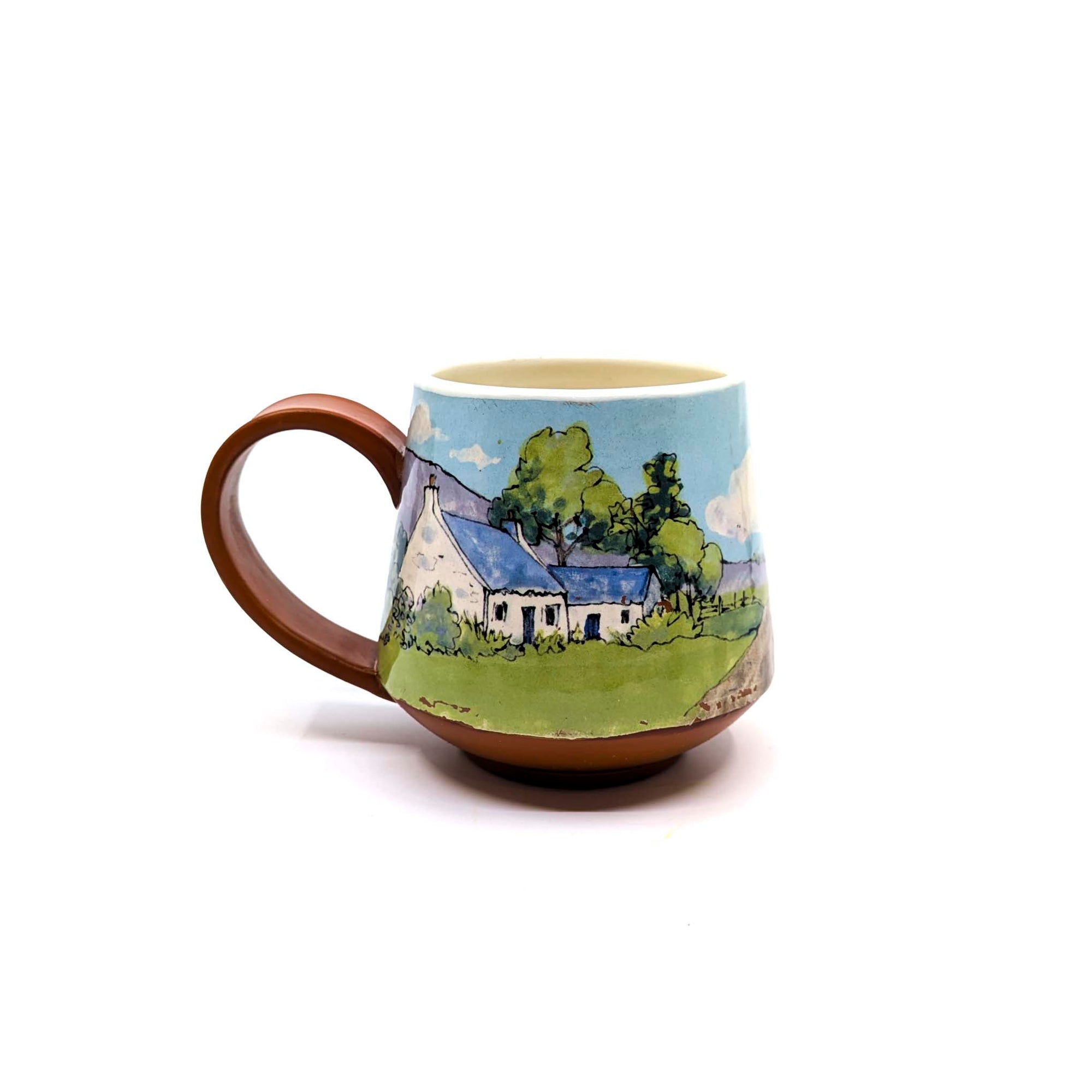 English Cottage in Countryside Mug 1