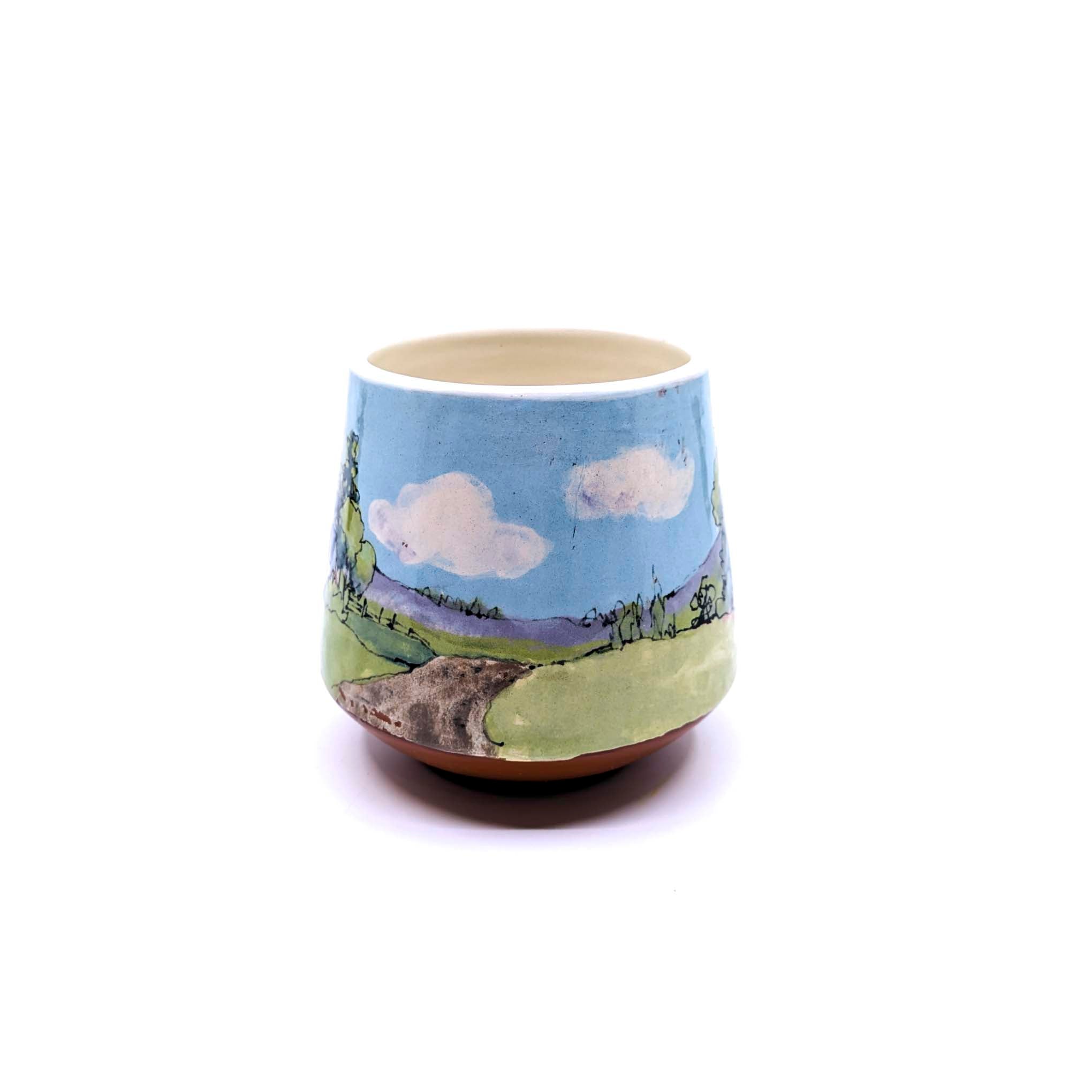 English Cottage in Countryside Mug 1