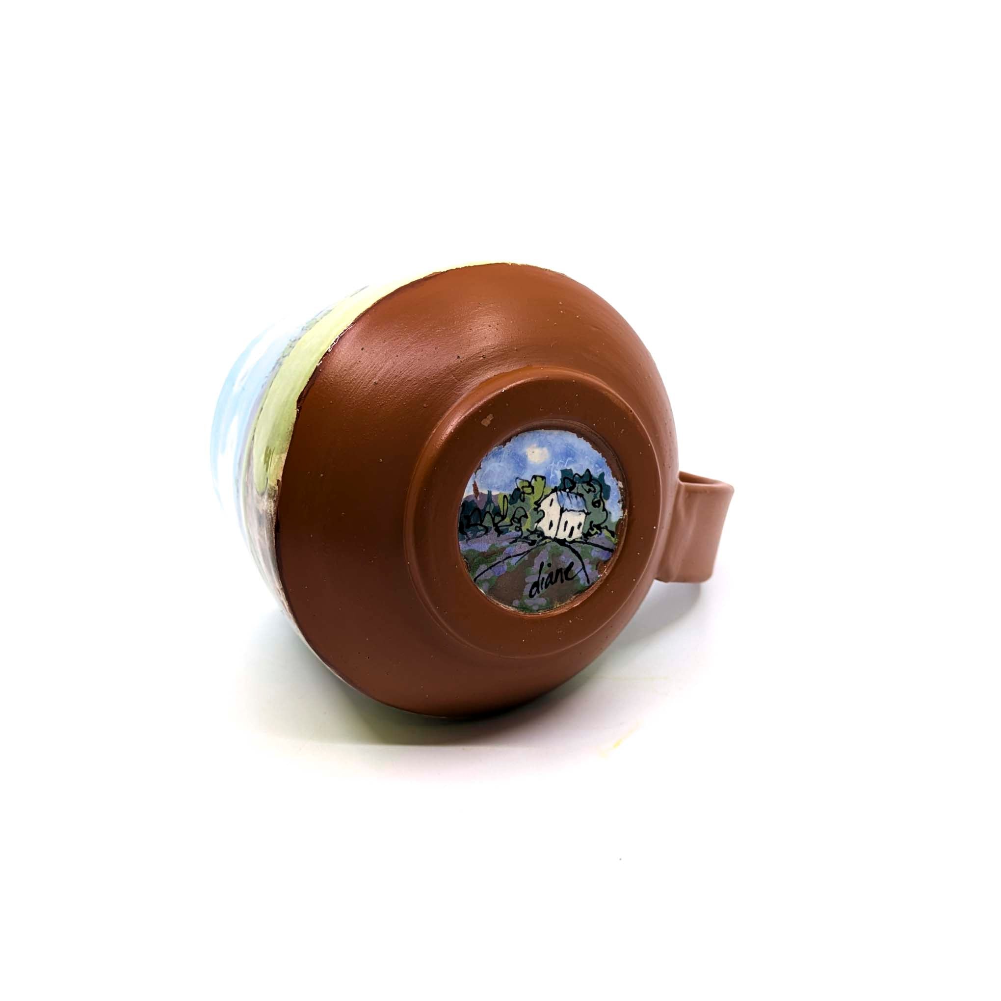 English Cottage in Countryside Mug 1