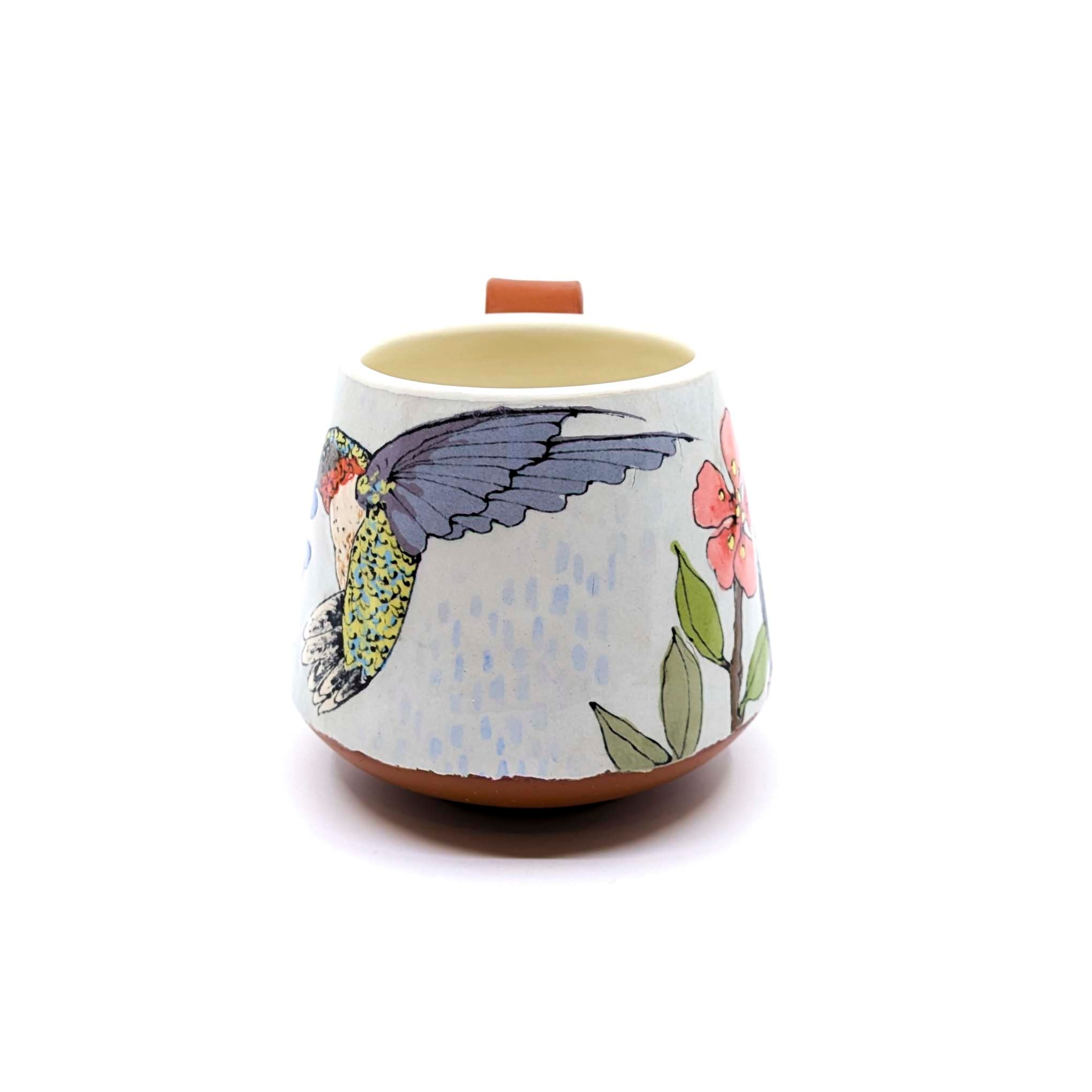 Hummingbirds with Blue Salvia Mug