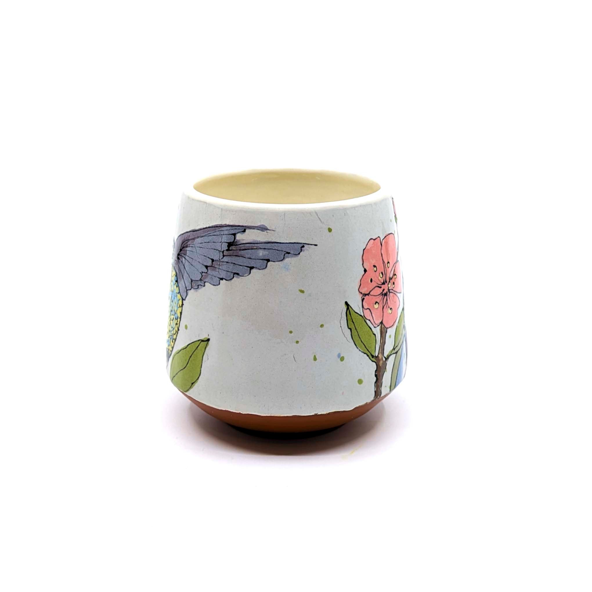 Hummingbirds with Pink Blossoms Mug 2