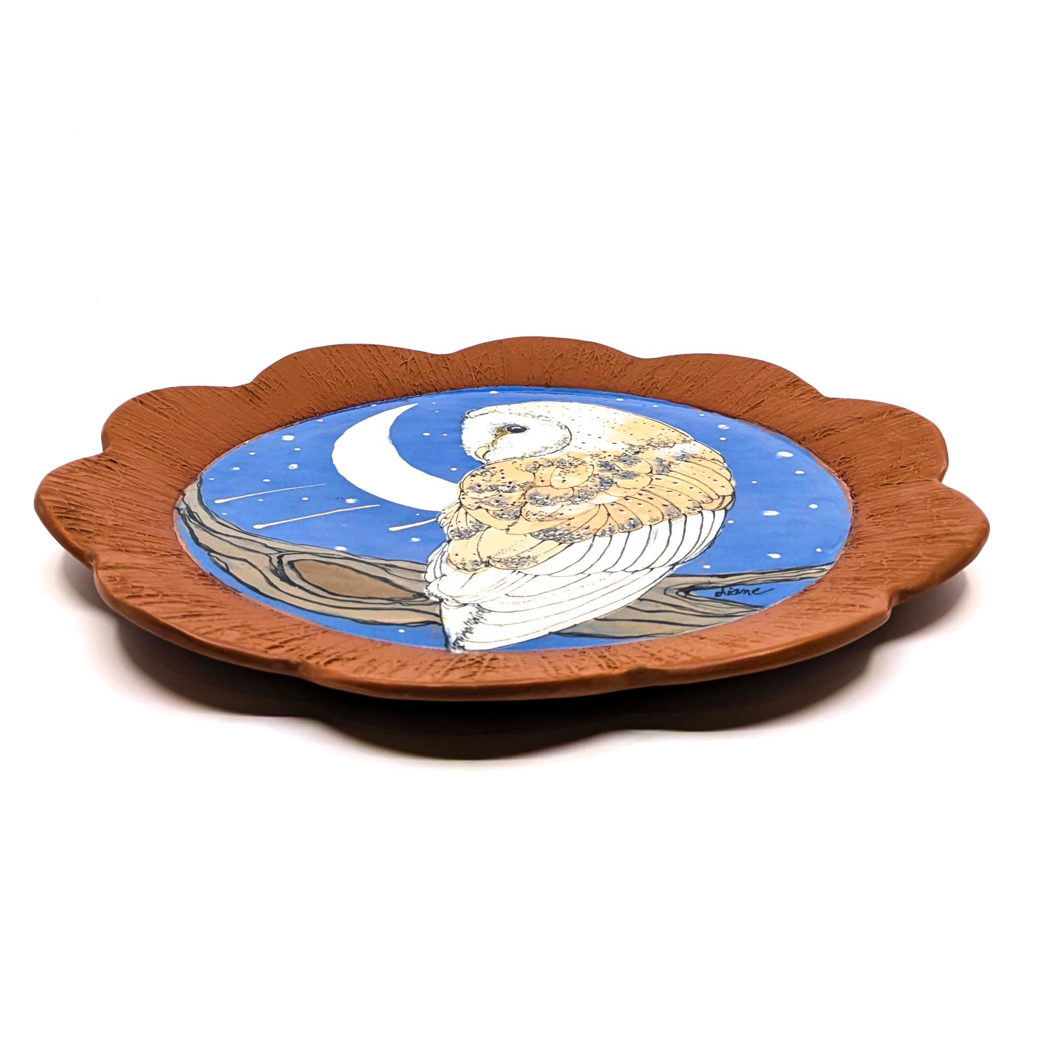 Round Platter- Owl