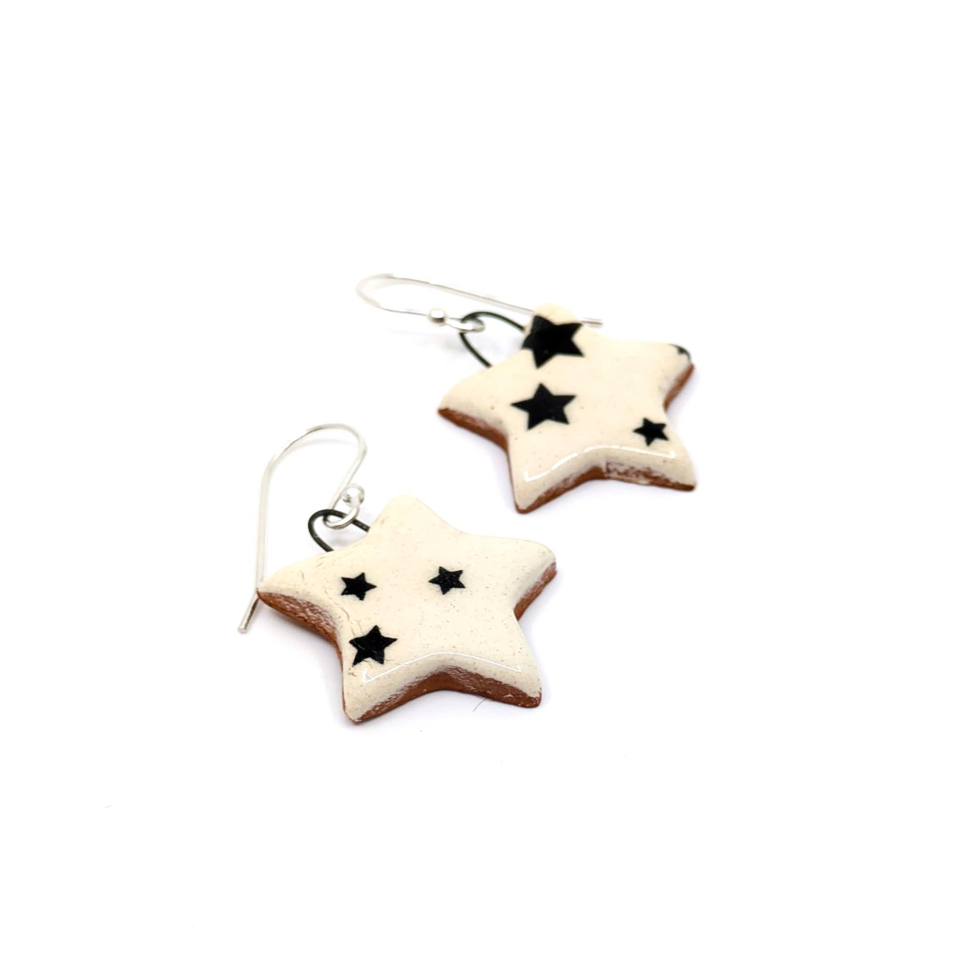Medium Starry Star Earrings