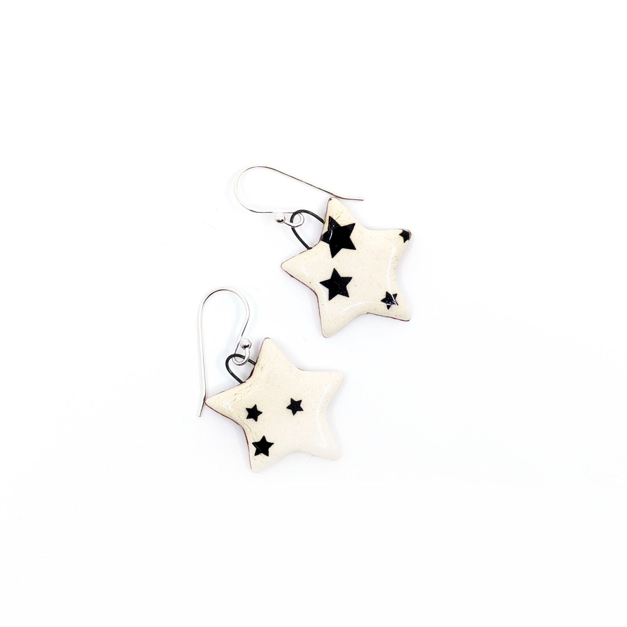 Medium Starry Star Earrings