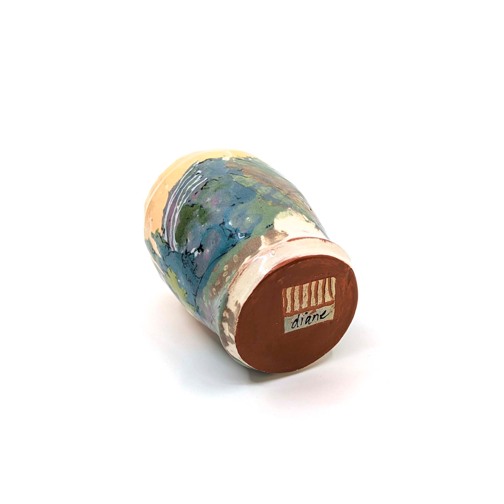 Diane Demers - Smith - Italian Village Mini Vase - VISUAL INDEX