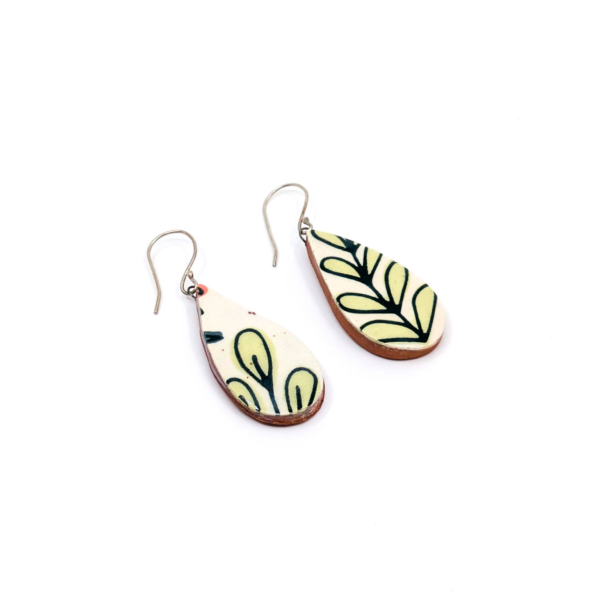 Leaf & Branch Teardrop Earrings