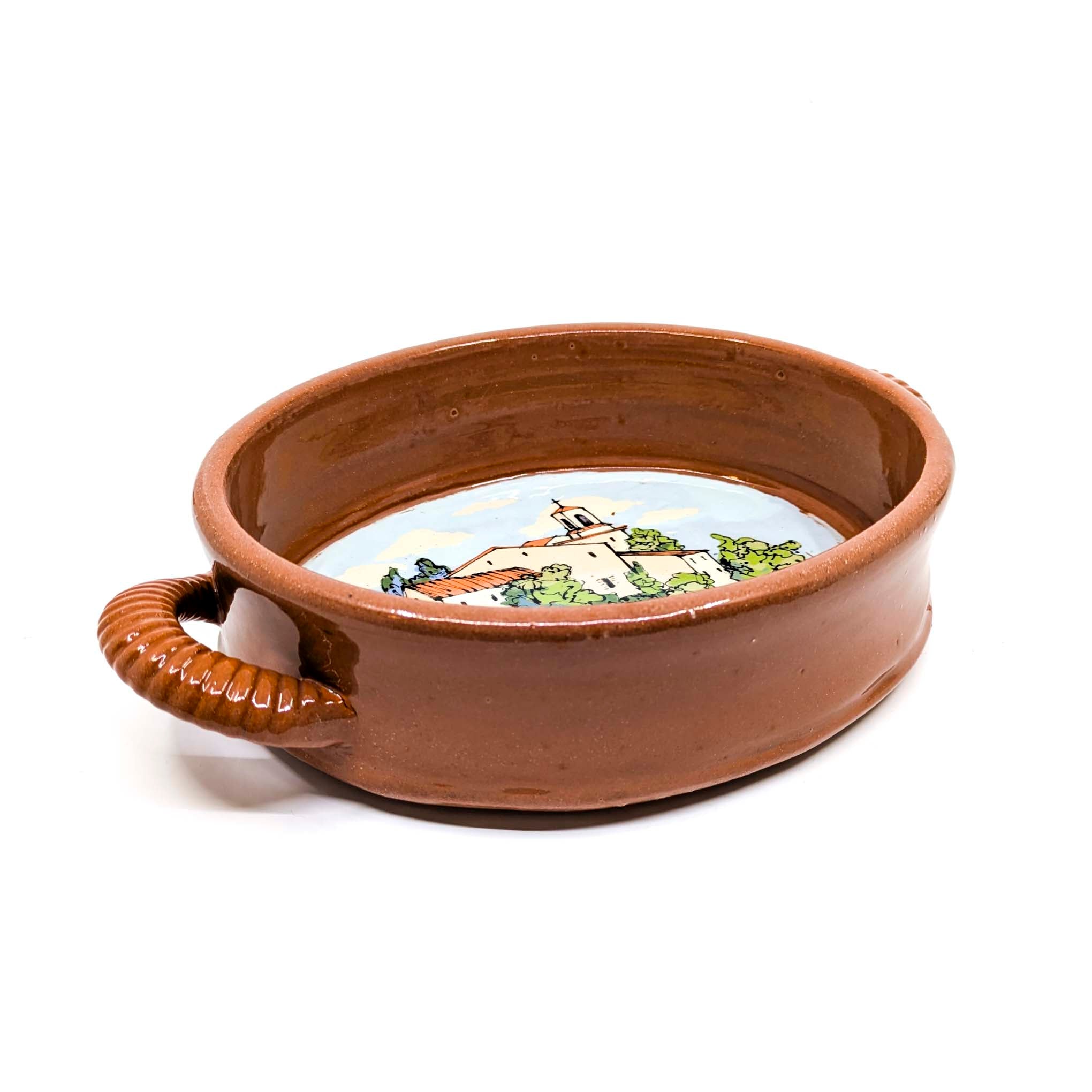 Diane Demers - Smith - Oval Tray with Handles (Italian Village) - VISUAL INDEX