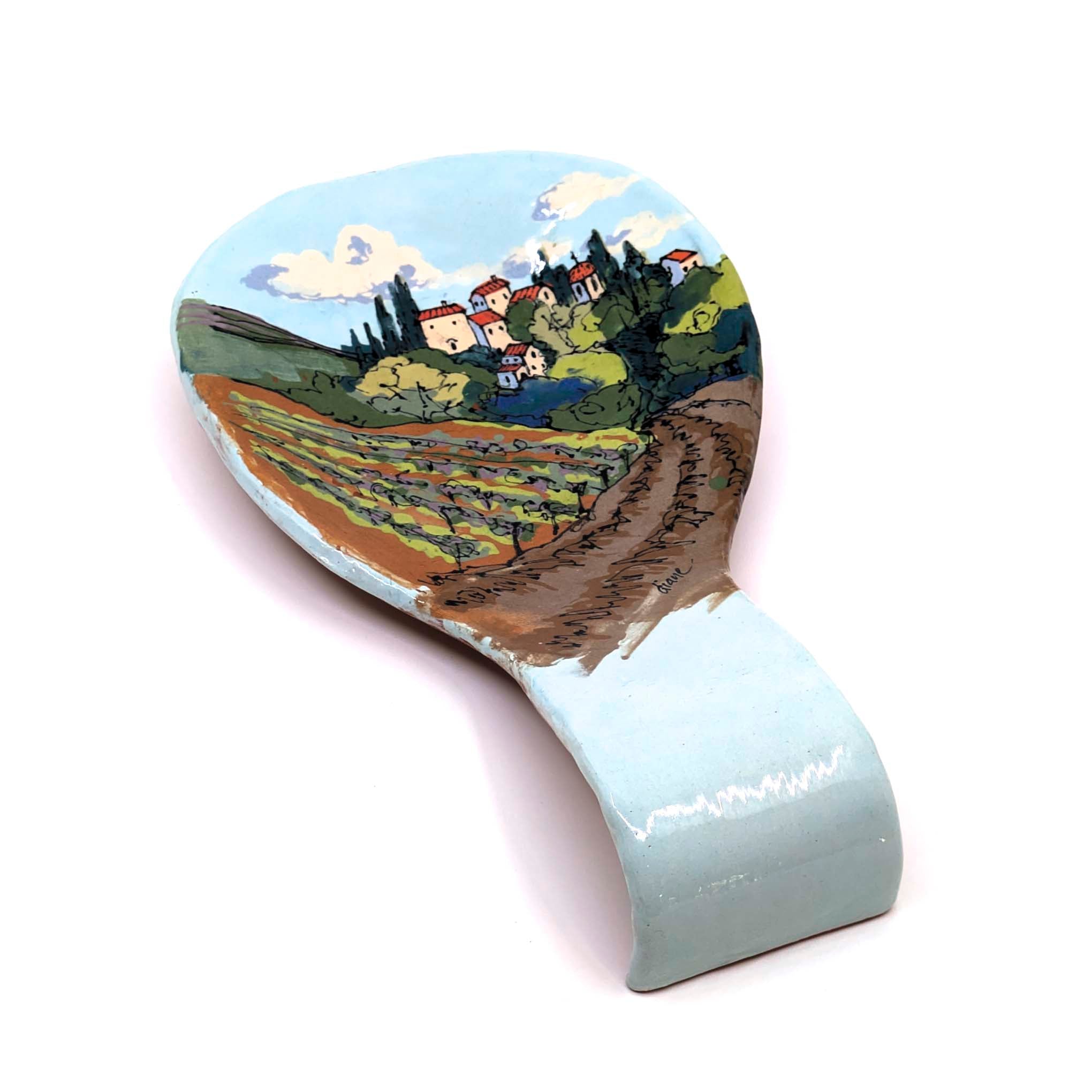 Diane Demers - Smith - Italian Village Spoon Rest 2 - VISUAL INDEX