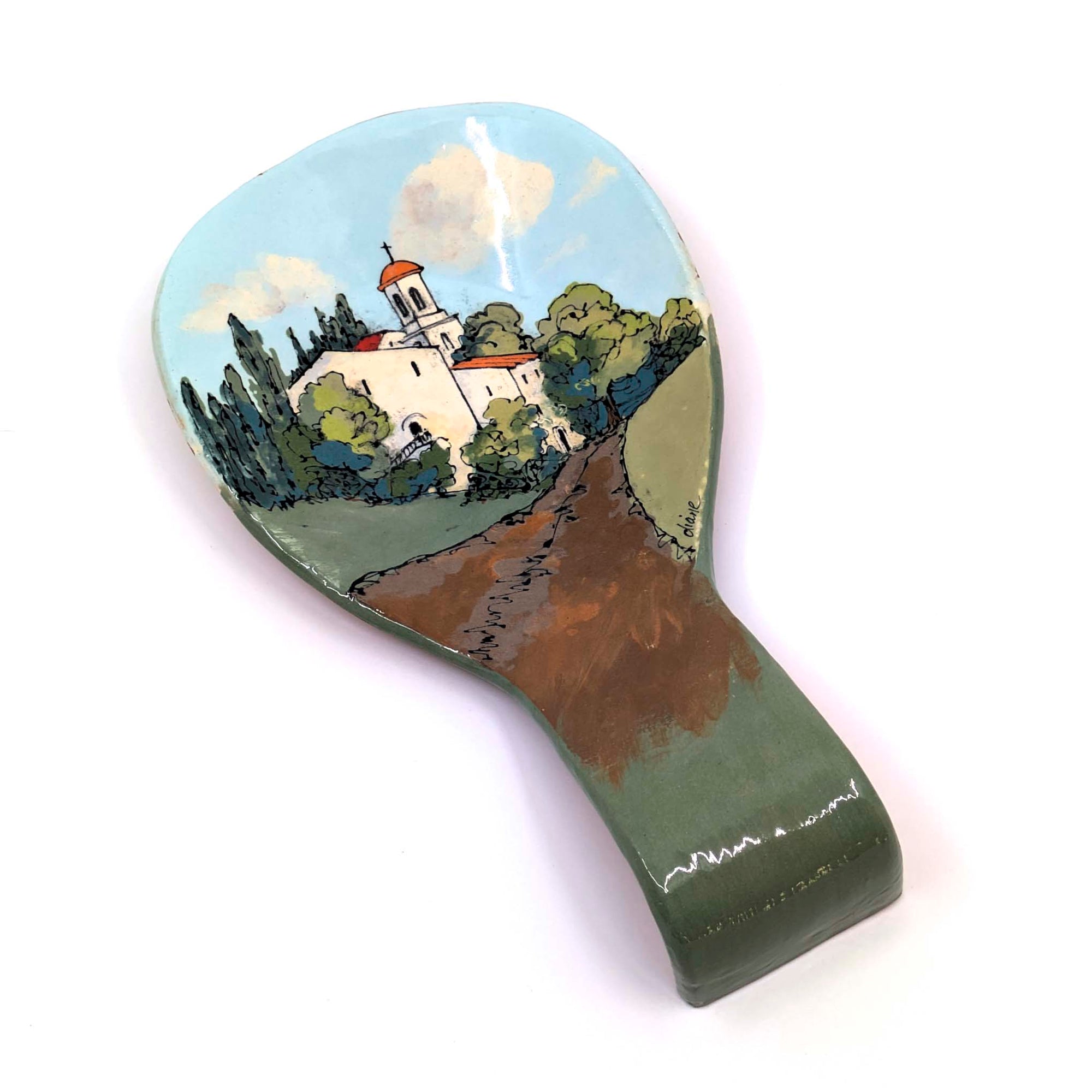 Diane Demers - Smith - Italian Village Spoon Rest 1 - VISUAL INDEX