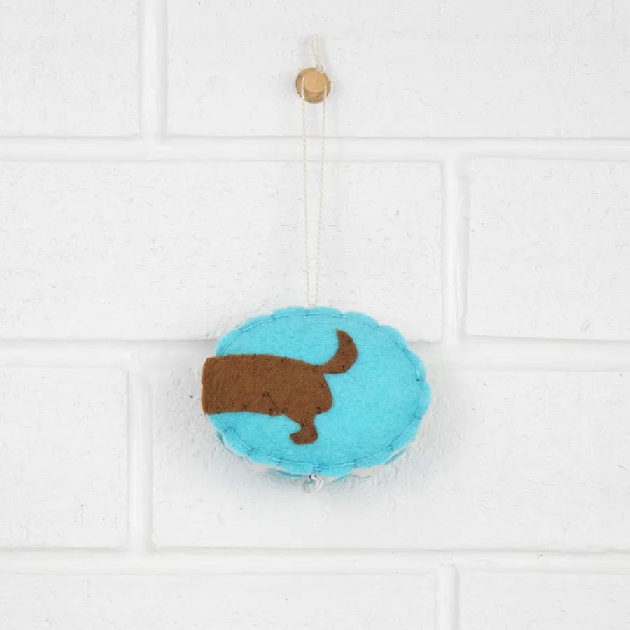 Modern as Folk - Dachschund - Two Sided Ornament - VISUAL INDEX