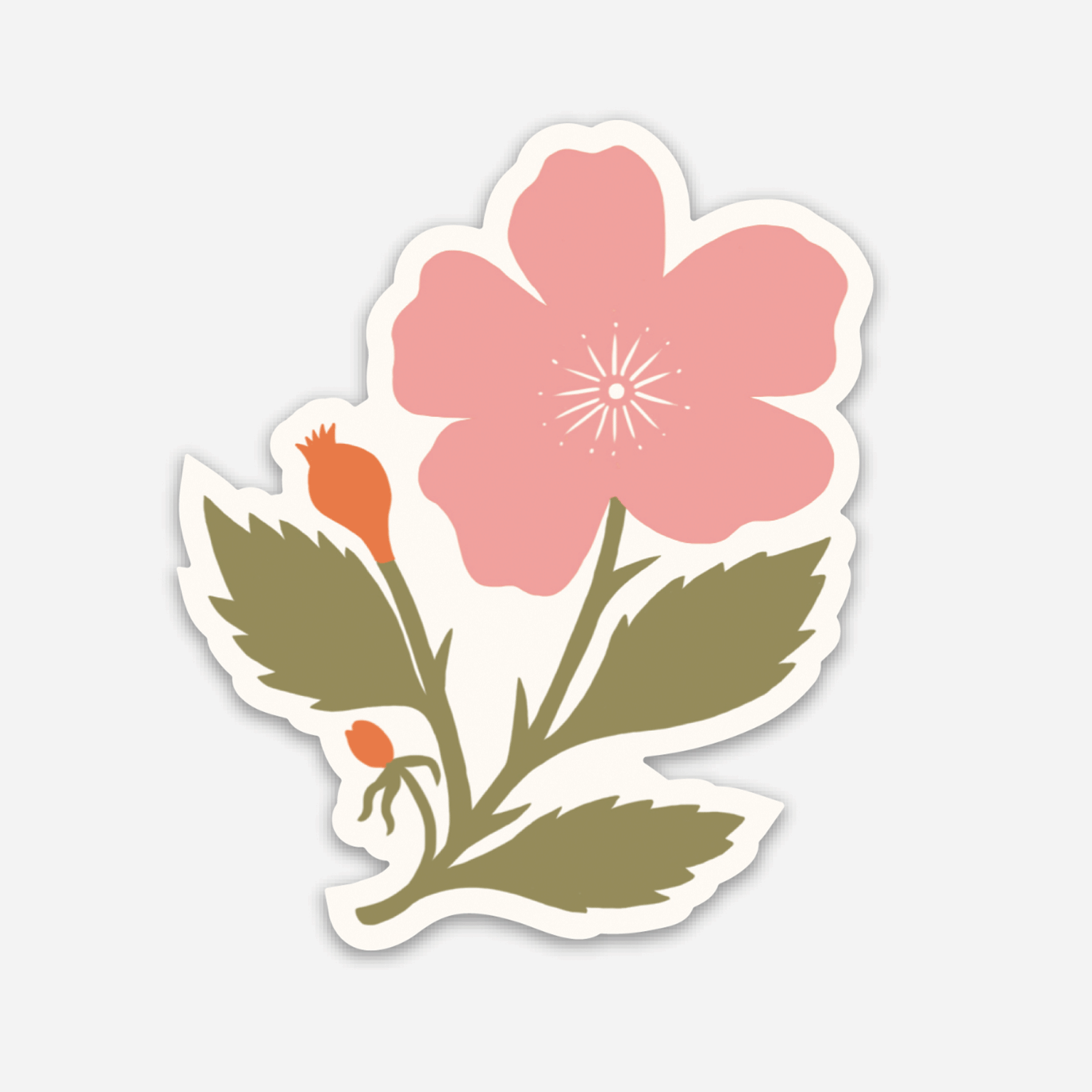 Wild Rose- Sticker