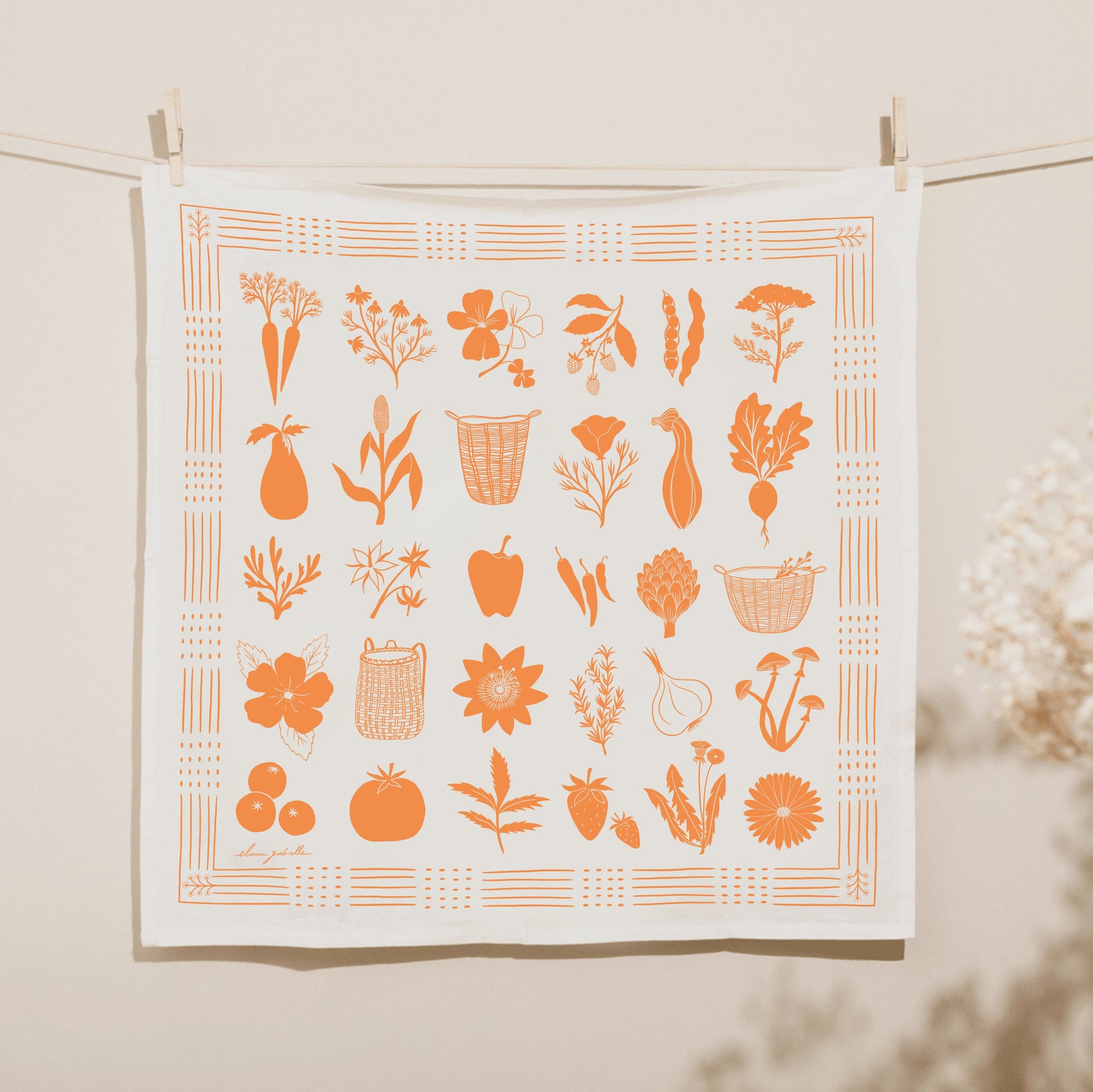 Forage Tea Towel