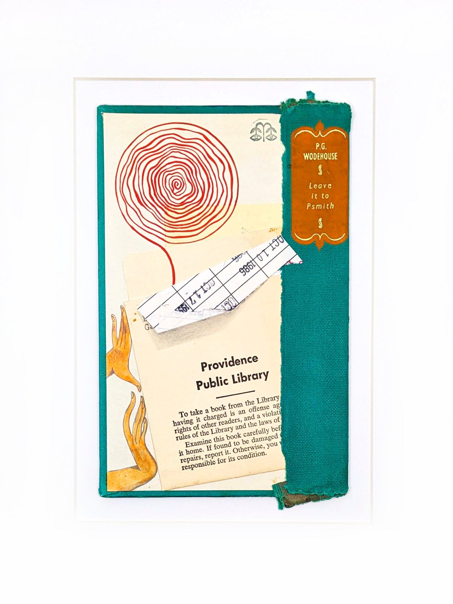 Please Return- Illustrated Book Page