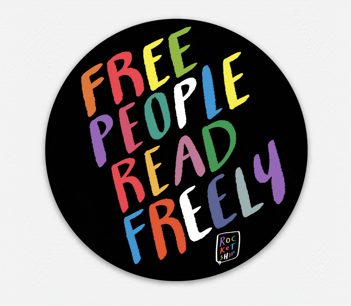 Free People Read Freely- Sticker