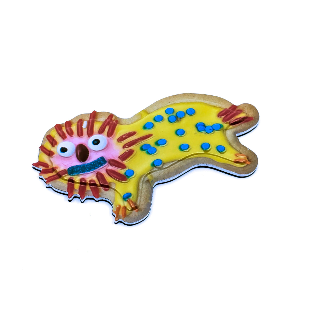 Weird Lion Cookie Magnet