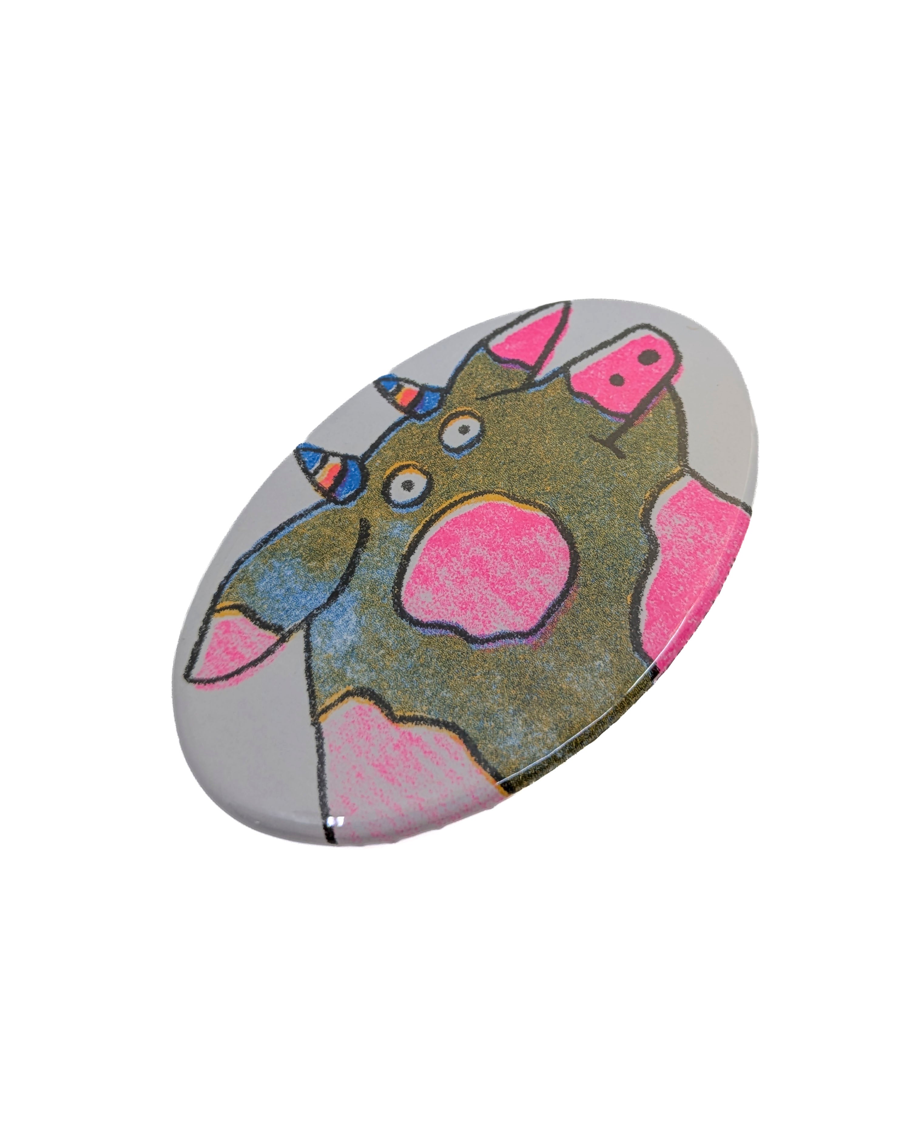 Oval Pinback Buttons
