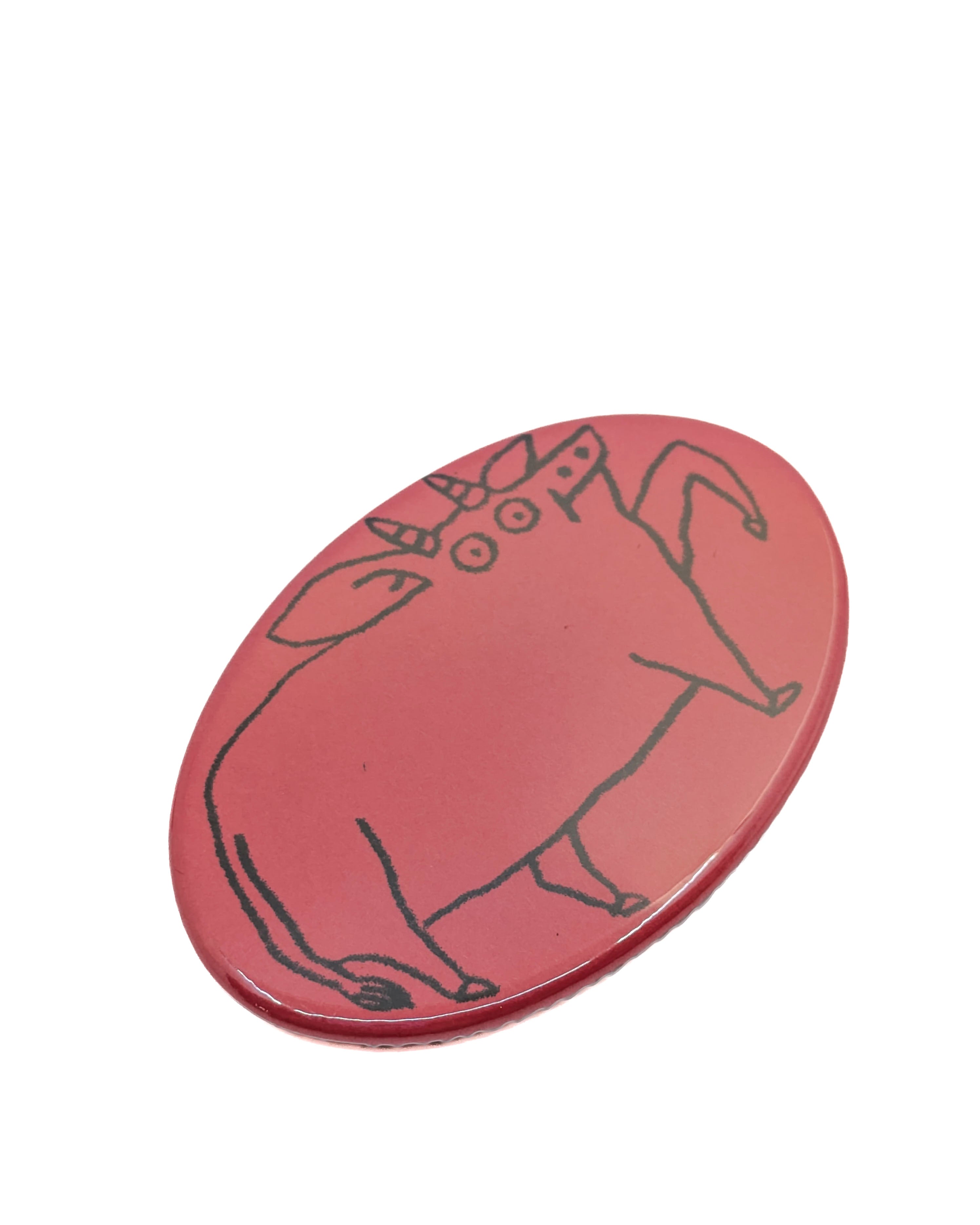 Oval Pinback Buttons