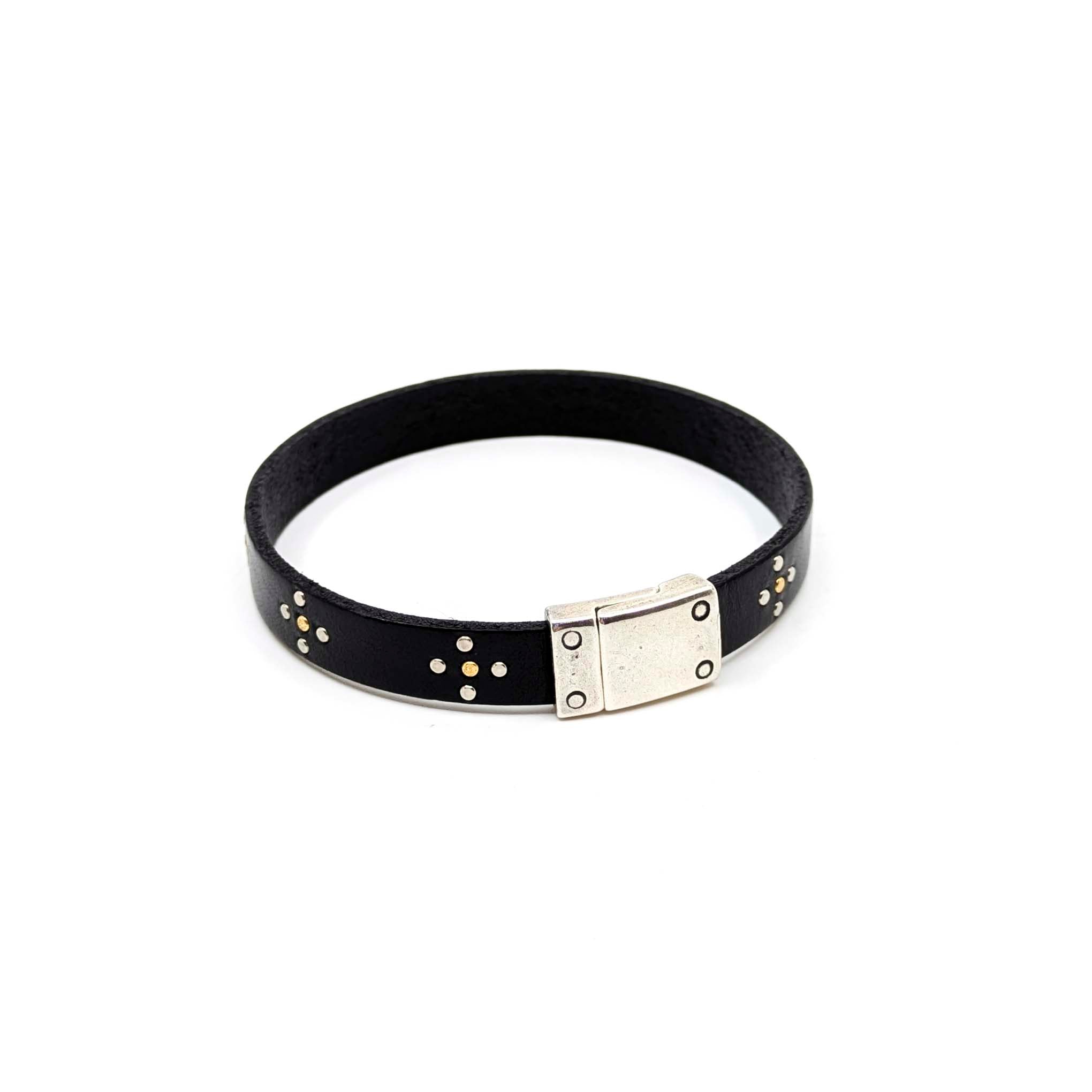 Rivet Bracelet- Black