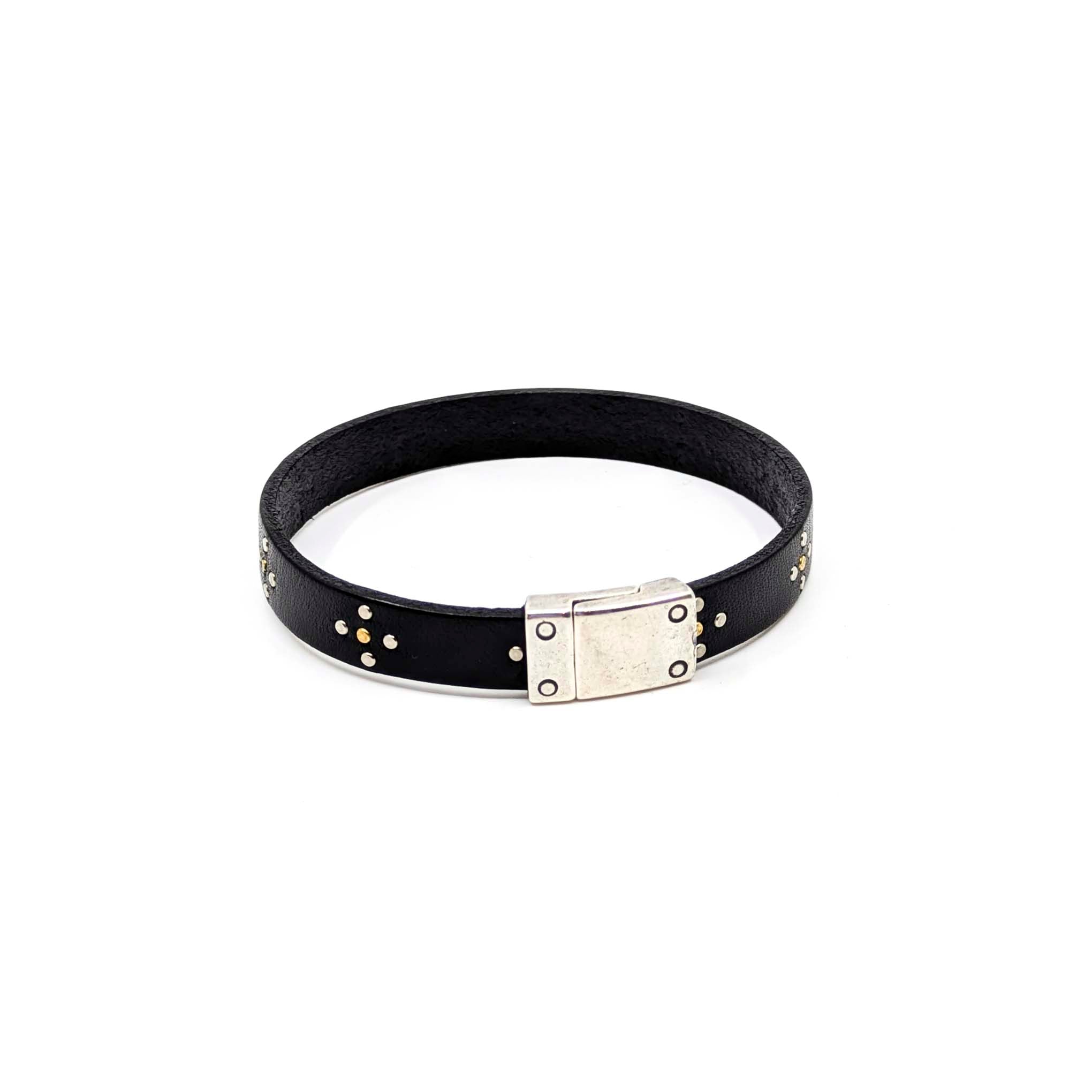 Rivet Bracelet- Black