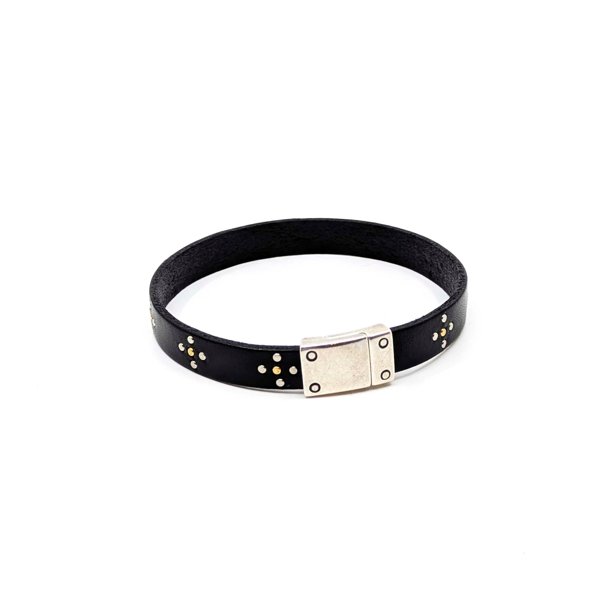 Rivet Bracelet- Black