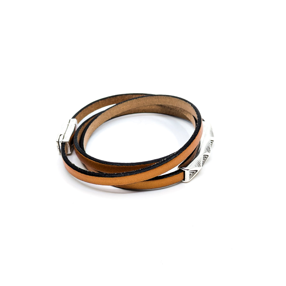 Boho Chic Triple Wrap Bracelet- Copper (Medium)