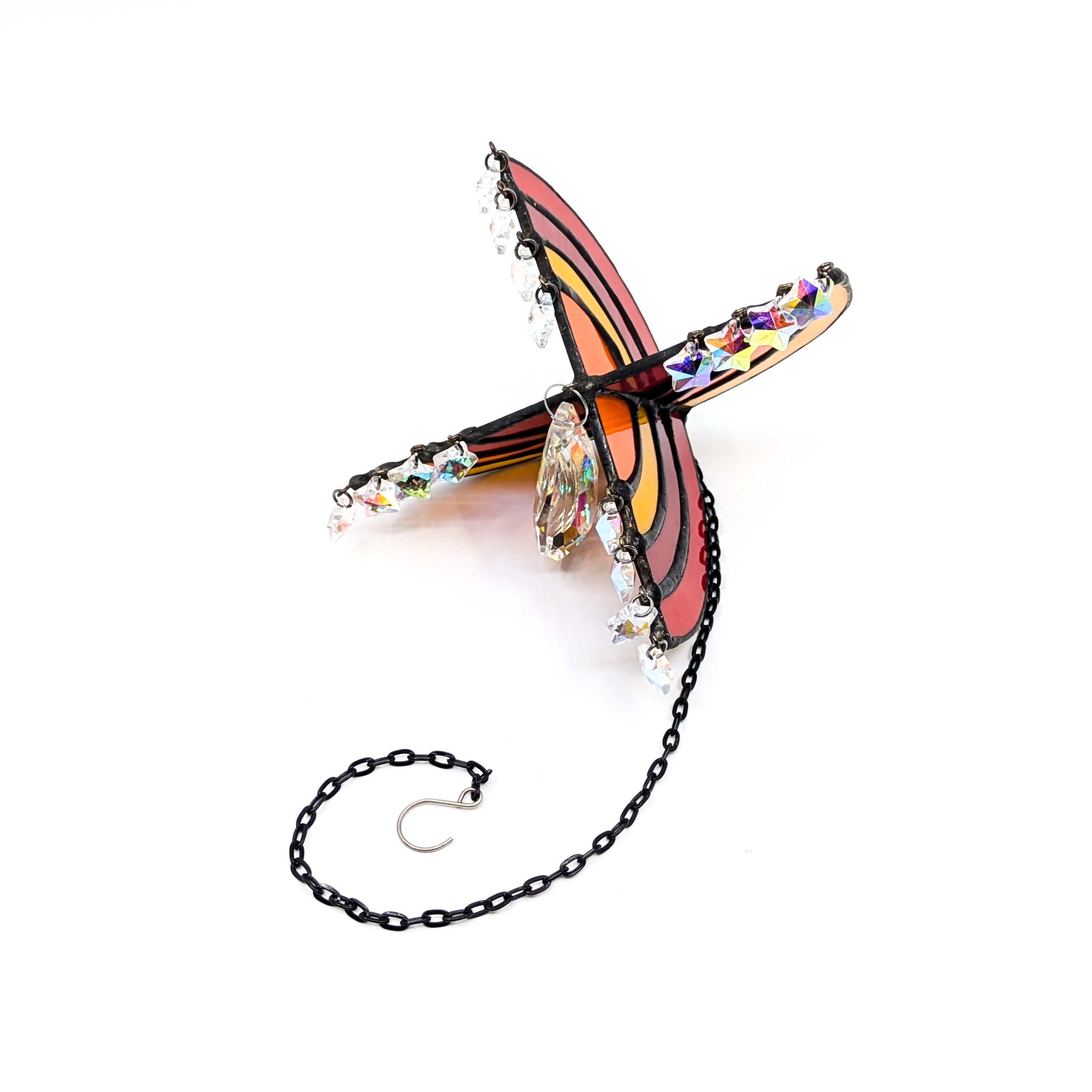 Rainbow Quad-Arch Stained Glass Suncatcher (3 Styles)