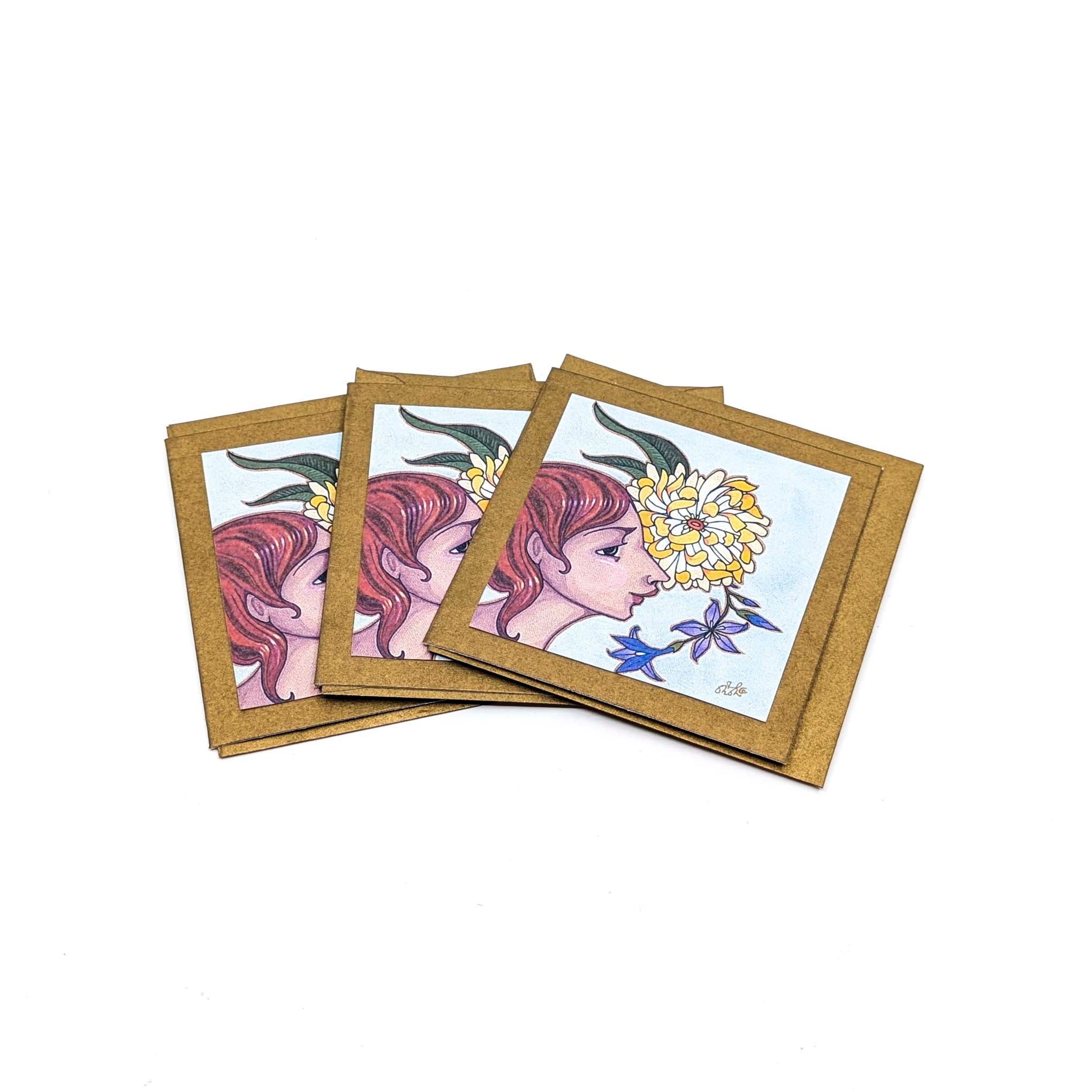 Garnet Goldman - Garnet Goldman - Gift Tags + Cards (Pack of 3) - Style 3 - VISUAL INDEX
