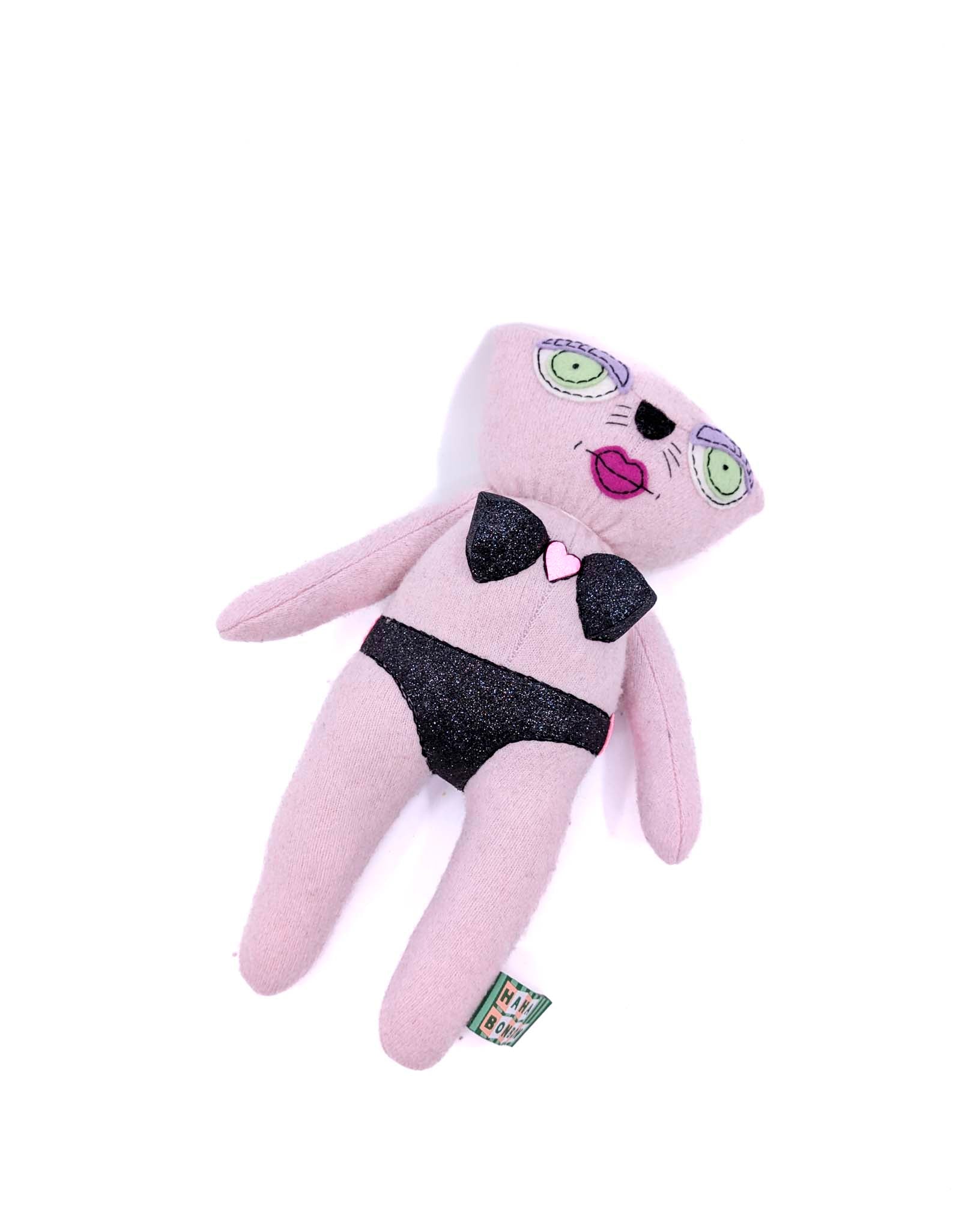 Titty Kitty in Pink- Stuffed Animal