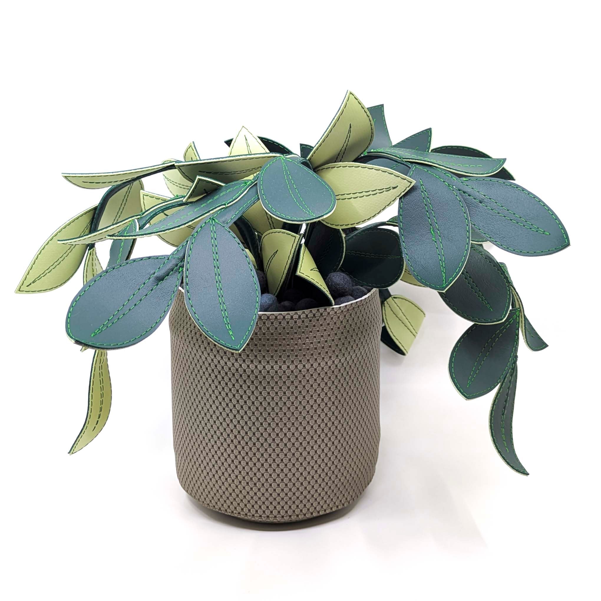 Large Fake Plant (Hoya-Gray Pot)