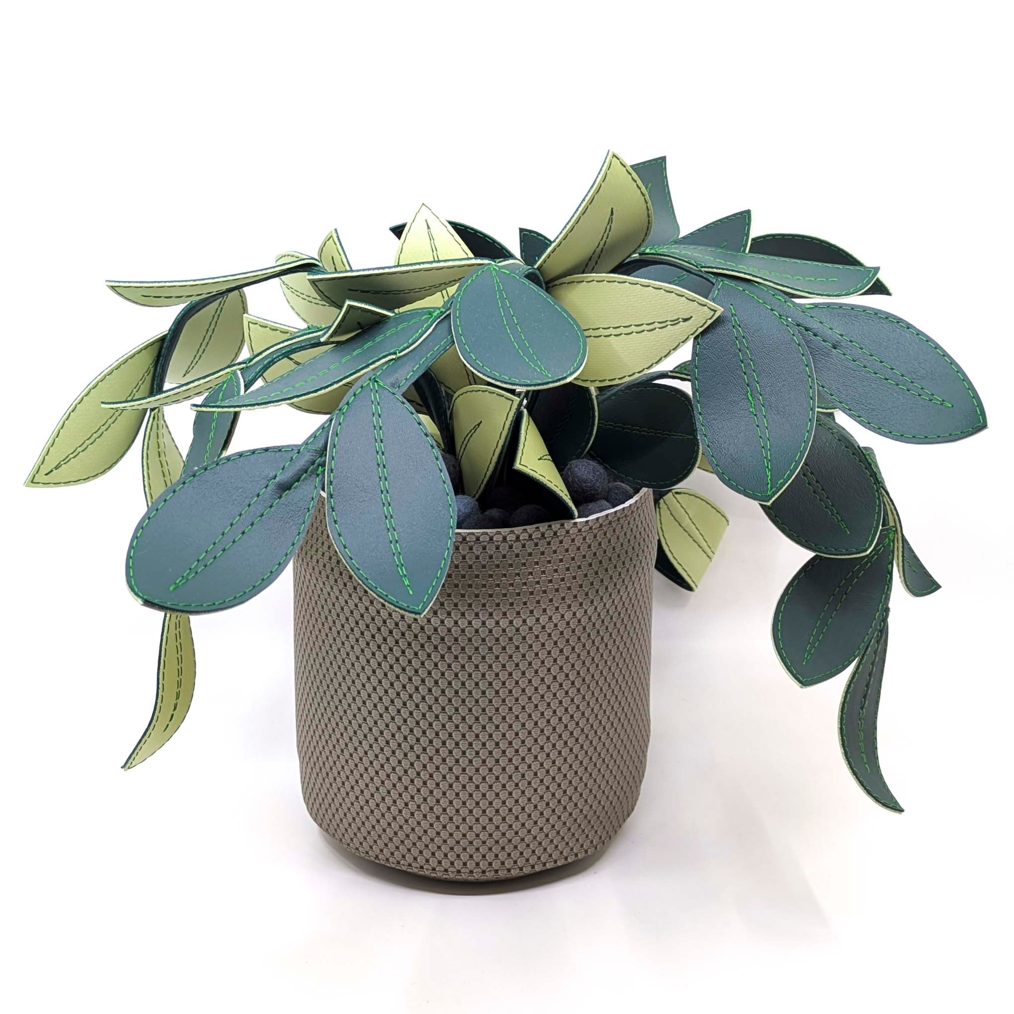 Large Fake Plant (Hoya-Gray Pot)