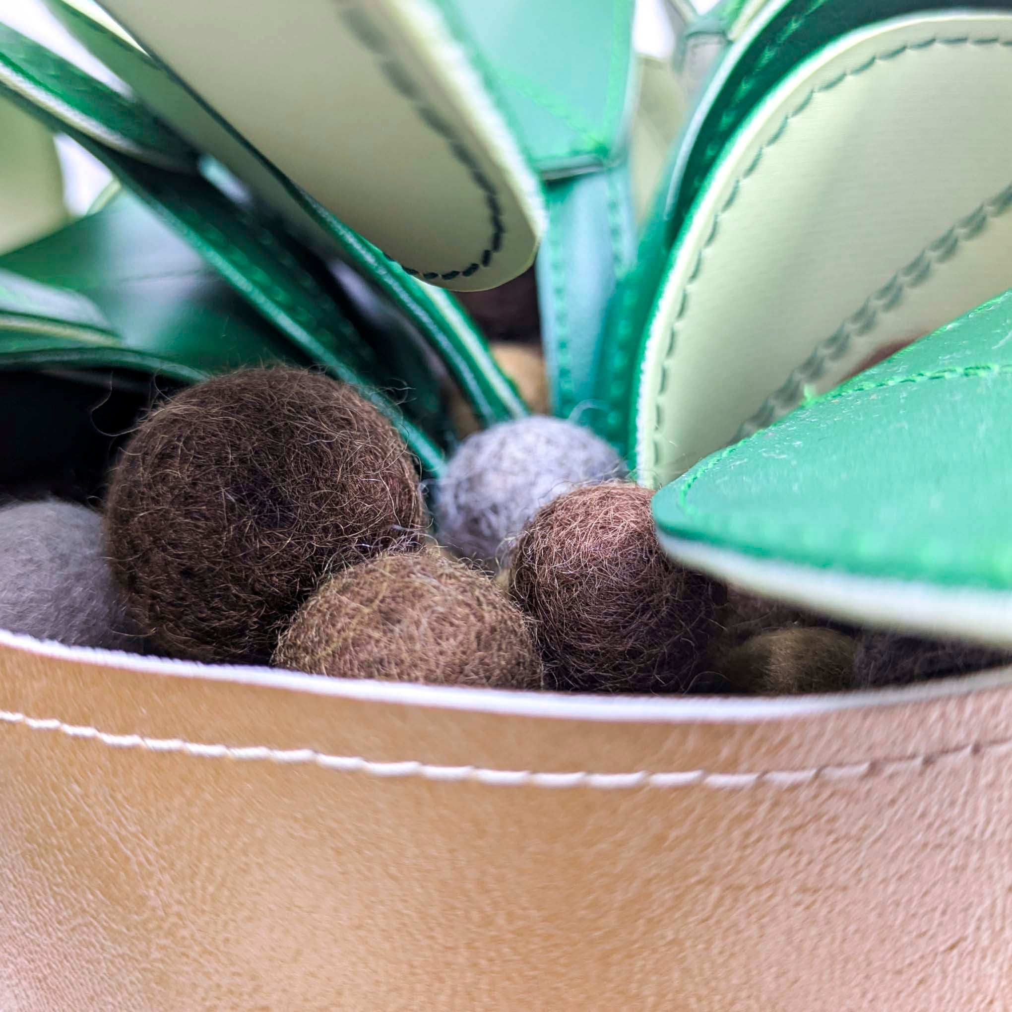 Large Fake Plant (Green Goddess-Bronze Pot)