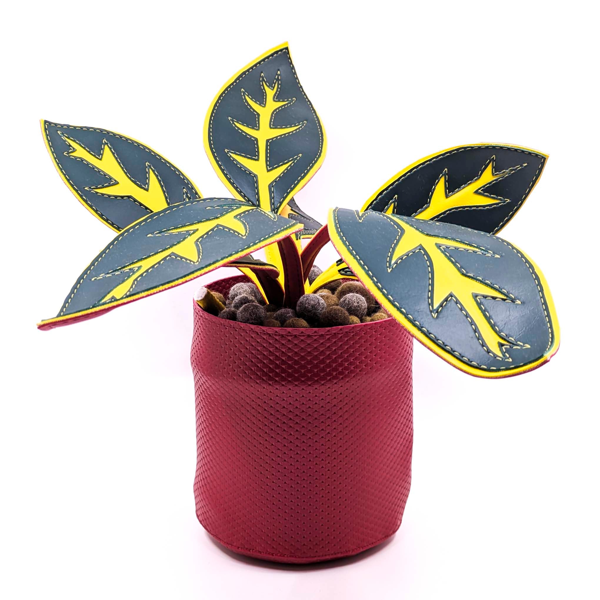 Large Fake Plant- Zebra Plant