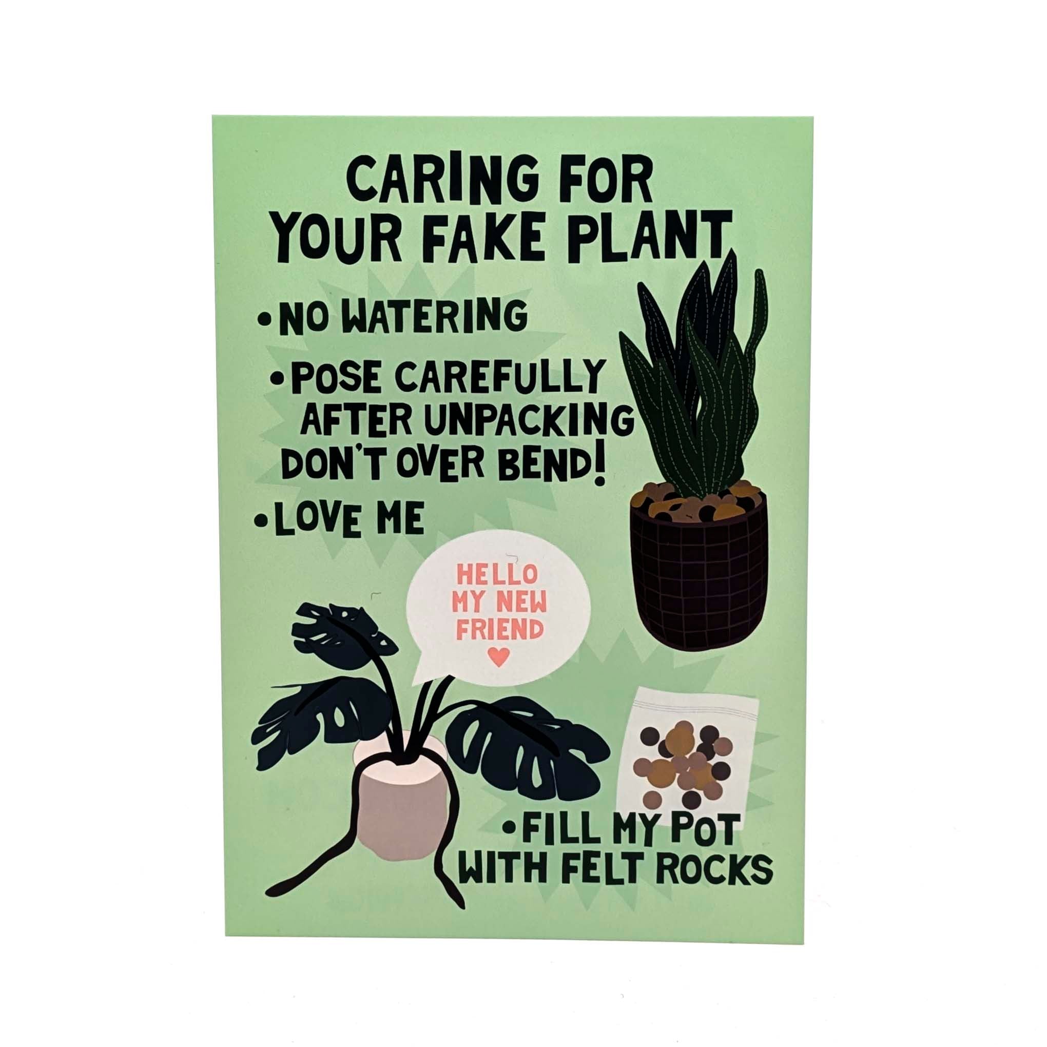 Large Fake Plant (Pink Anthurium)